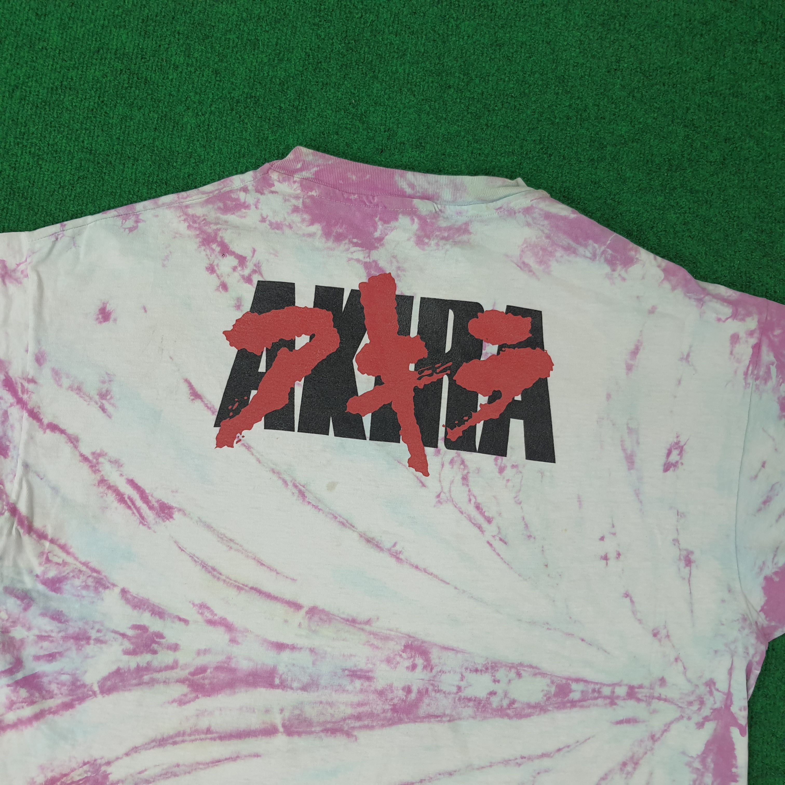 Hanes Vintage Akira 90s Japan Anime Tie Dye Tshirt C259N15 Size US XL / EU 56 / 4 - 5 Thumbnail