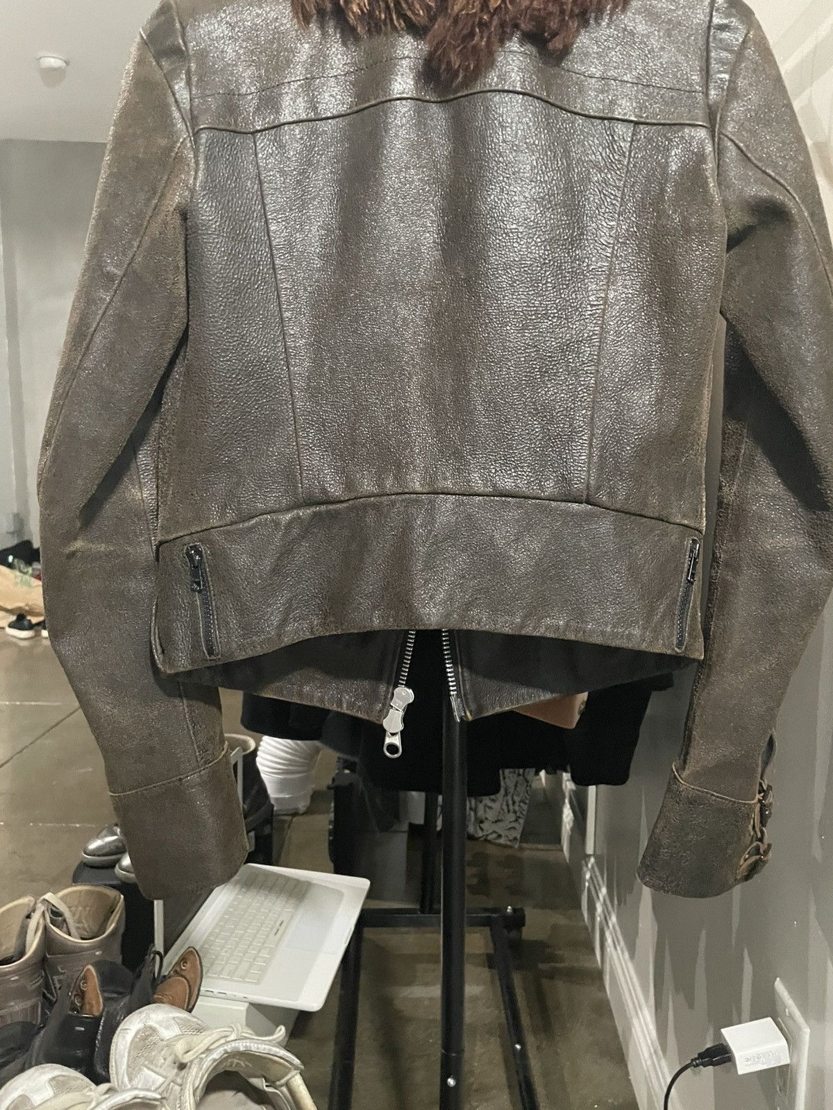 If Six Was Nine × Le Grande Bleu (L.G.B.) Le grand bleu aviator leather jacket Size US S / EU 44-46 / 1 - 6 Thumbnail