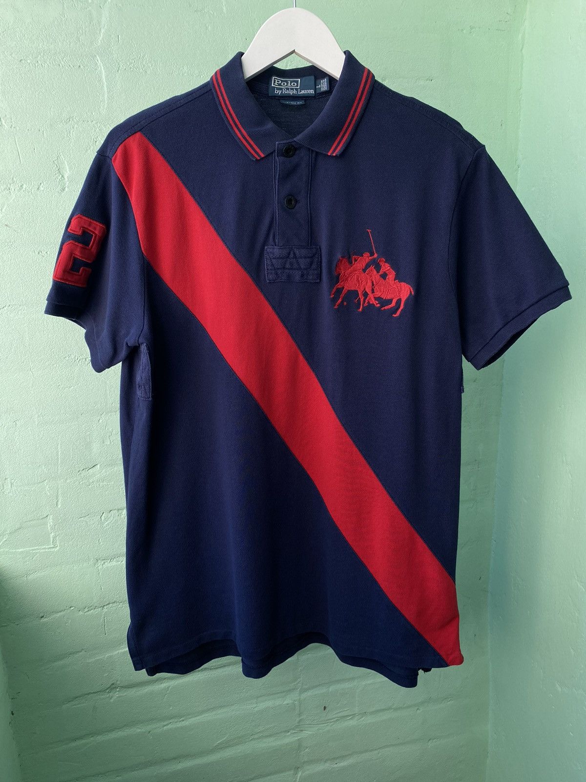 Polo Ralph Lauren × Vintage Vintage Polo Ralph Lauren Big Logo Number #2 Size US L / EU 52-54 / 3 - 1 Thumbnail