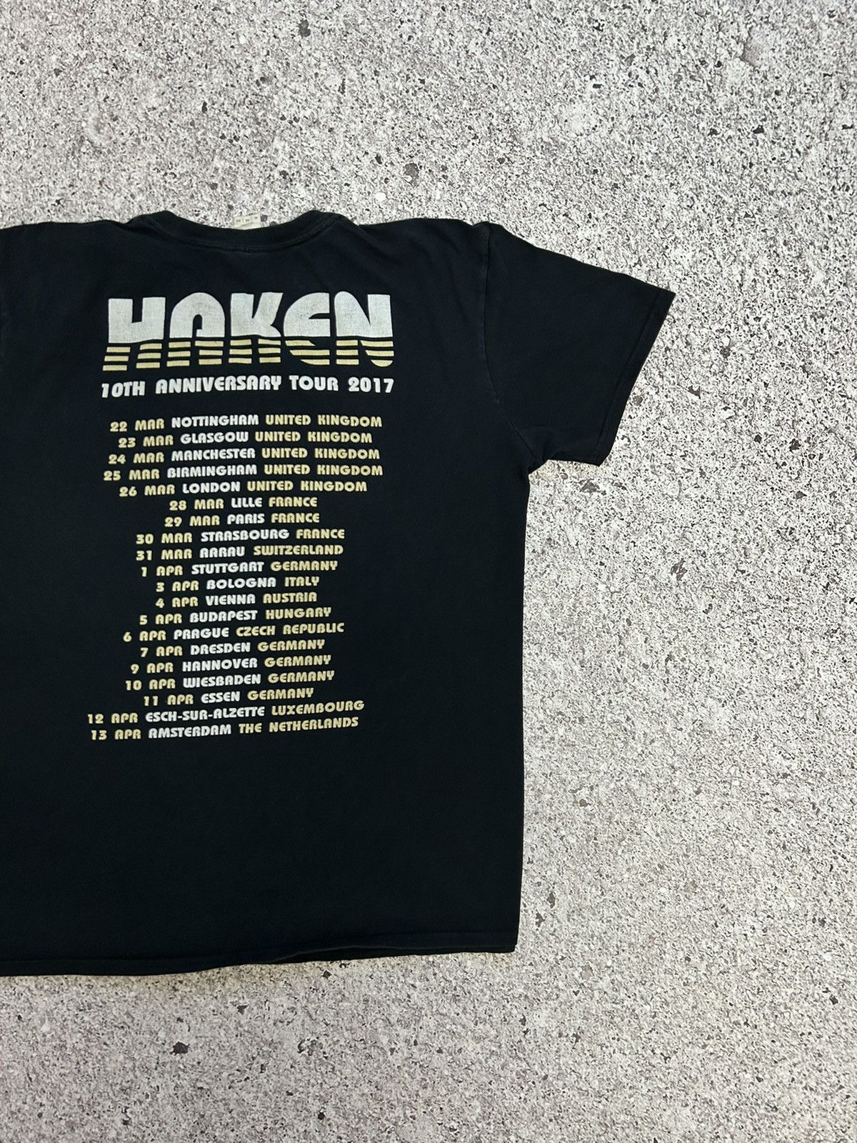 Band Tees × Vintage Vintage Haken 10TH Anniversary Tour 2017 England Rock Tee Size US XL / EU 56 / 4 - 8 Thumbnail