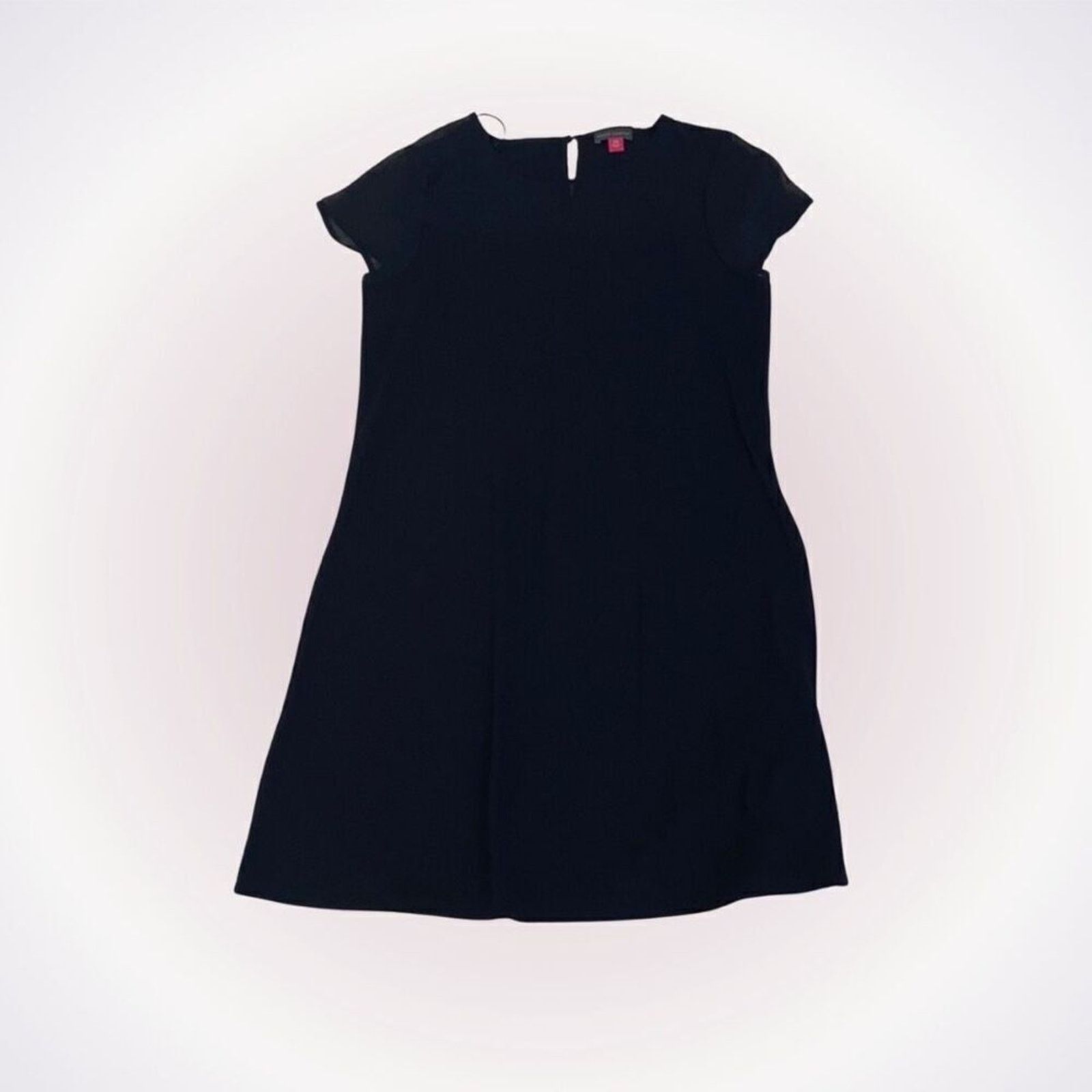 Vince Camuto Vince Camuto Black Mini Shift Dress | Sz PM Size M / US 6-8 / IT 42-44 - 1 Thumbnail