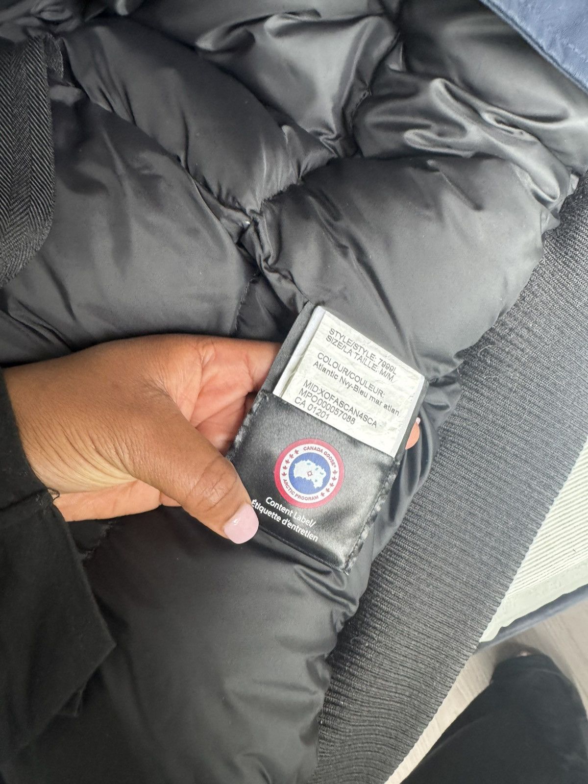 Canada Goose Navy Blue Chilliwack Bomber Size M / US 6-8 / IT 42-44 - 8 Thumbnail