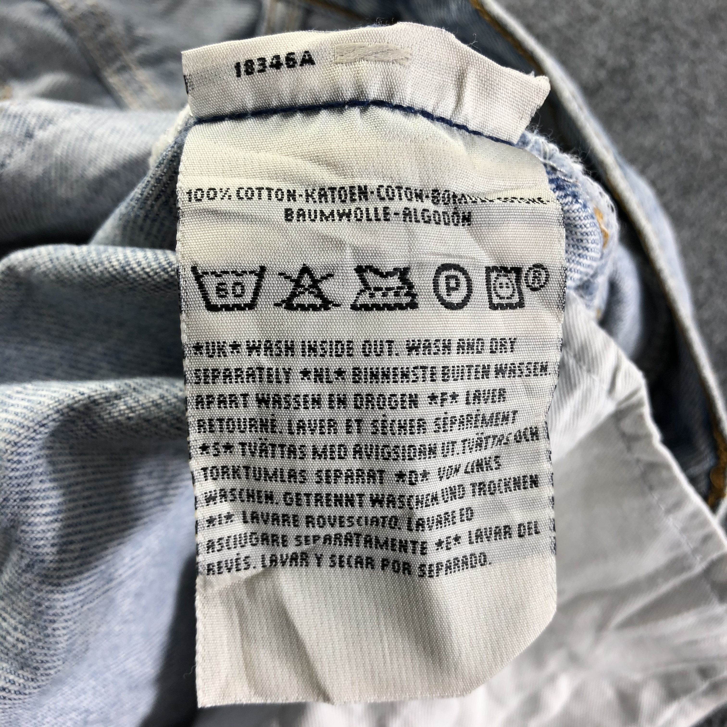 Levi's Vintage Light Wash Levis 501 Jeans-J3802 Size US 30 / EU 46 - 11 Thumbnail