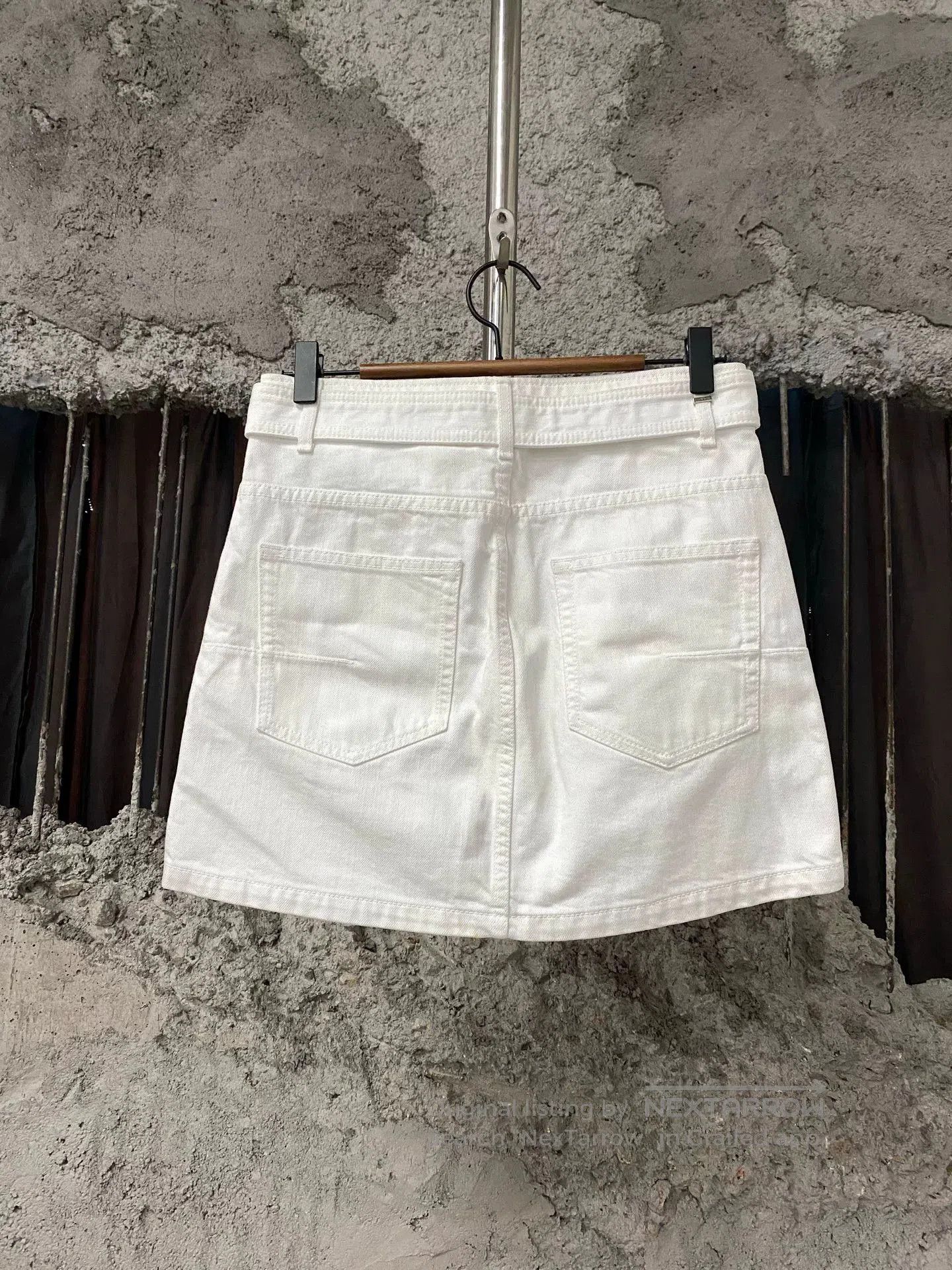 Dior dior white denim mini skirt size 34. Size US 34 / EU 50 - 2 Thumbnail