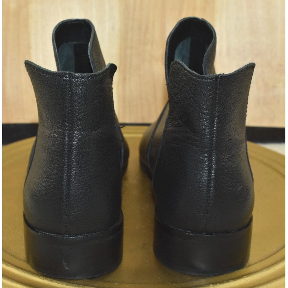 Lucky Brand Lucky Brand Paramo Women’s Booties Size 9 Black Pebbled Leat Size US 9 / IT 39 - 4 Thumbnail
