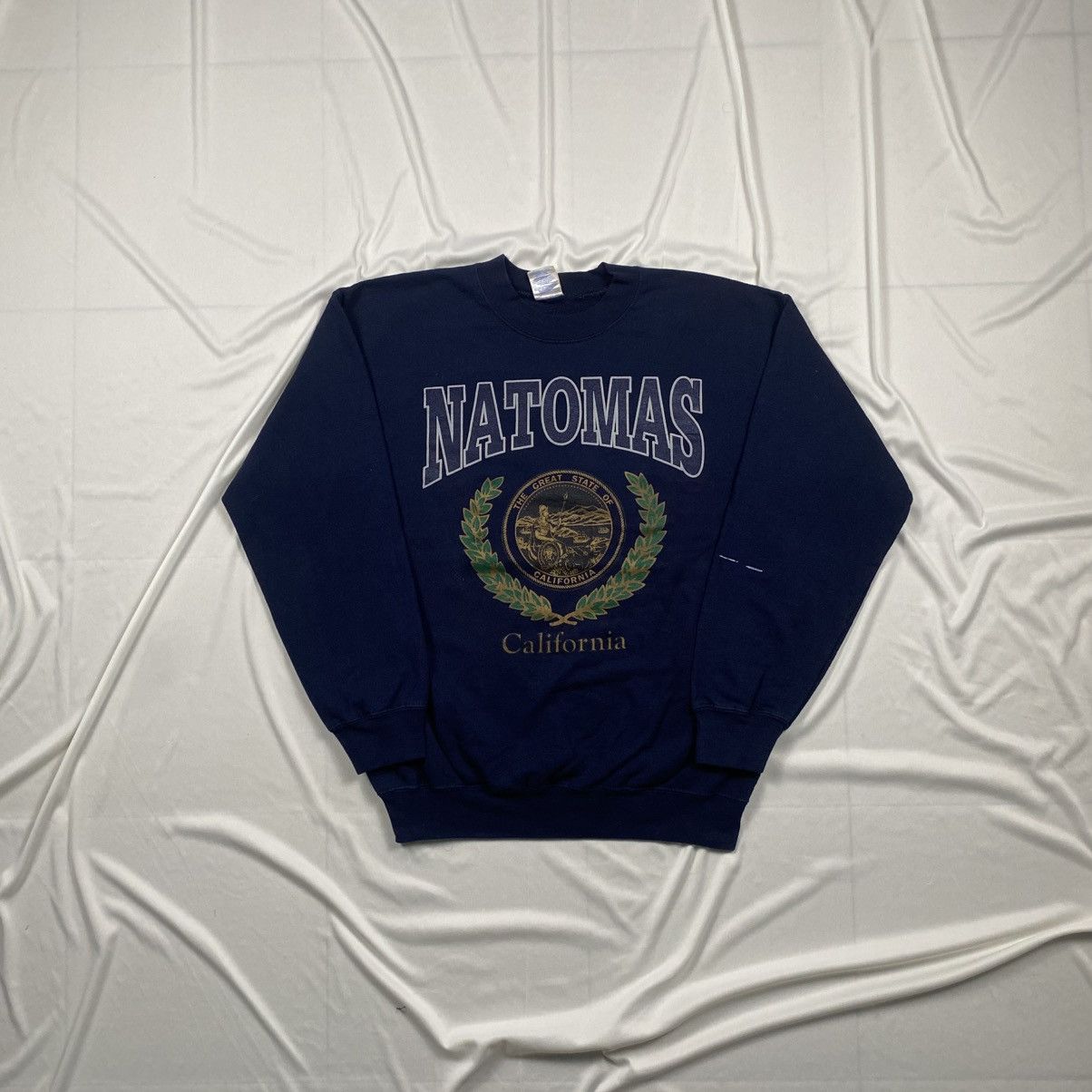 Gildan Vintage y2k Natomas California Crewneck Size US M / EU 48-50 / 2 - 1 Thumbnail