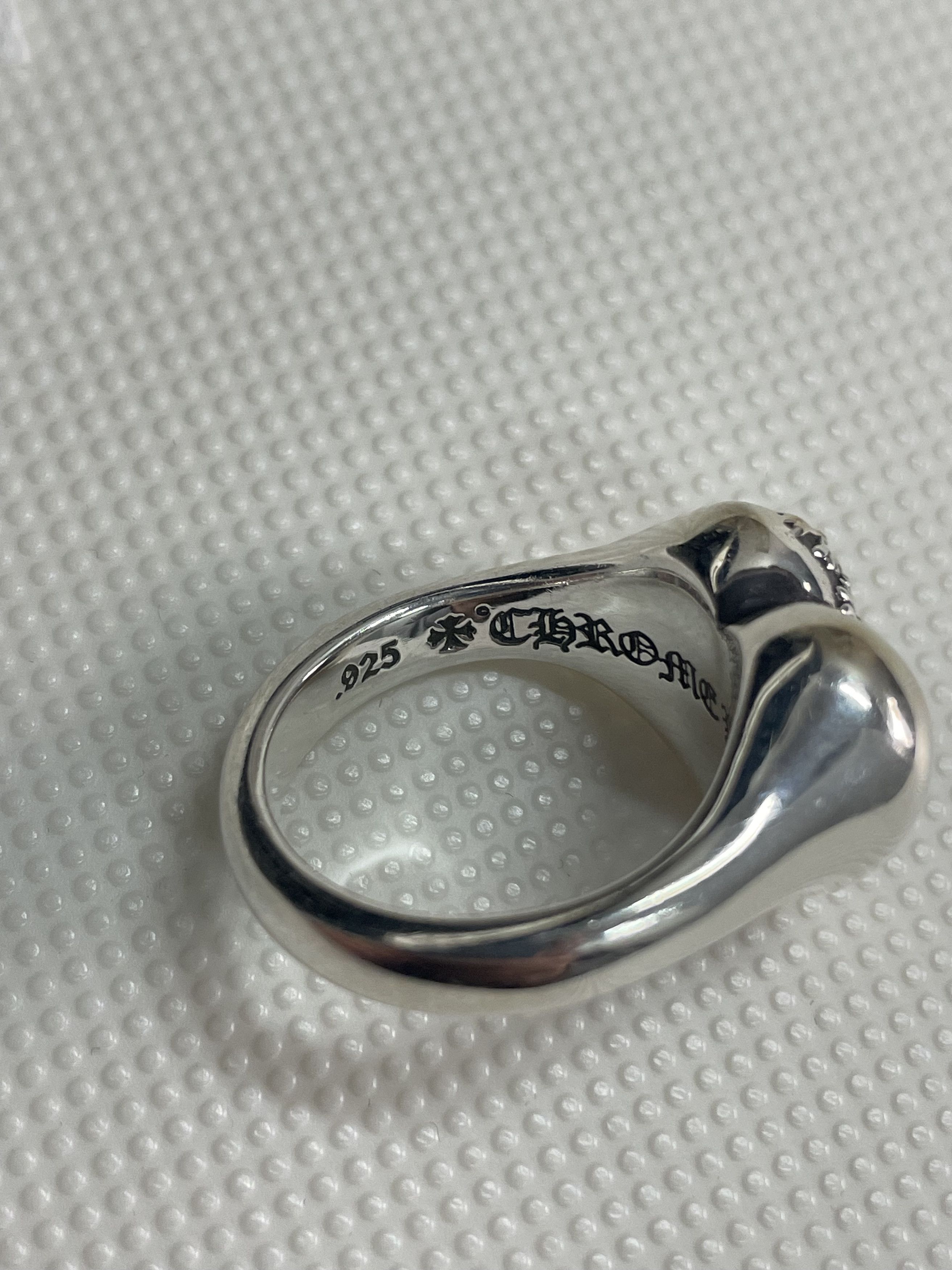 Chrome Hearts Chrome Hearts Silver R.l.P Heart Cemetery Ring Size ONE SIZE - 9 Thumbnail