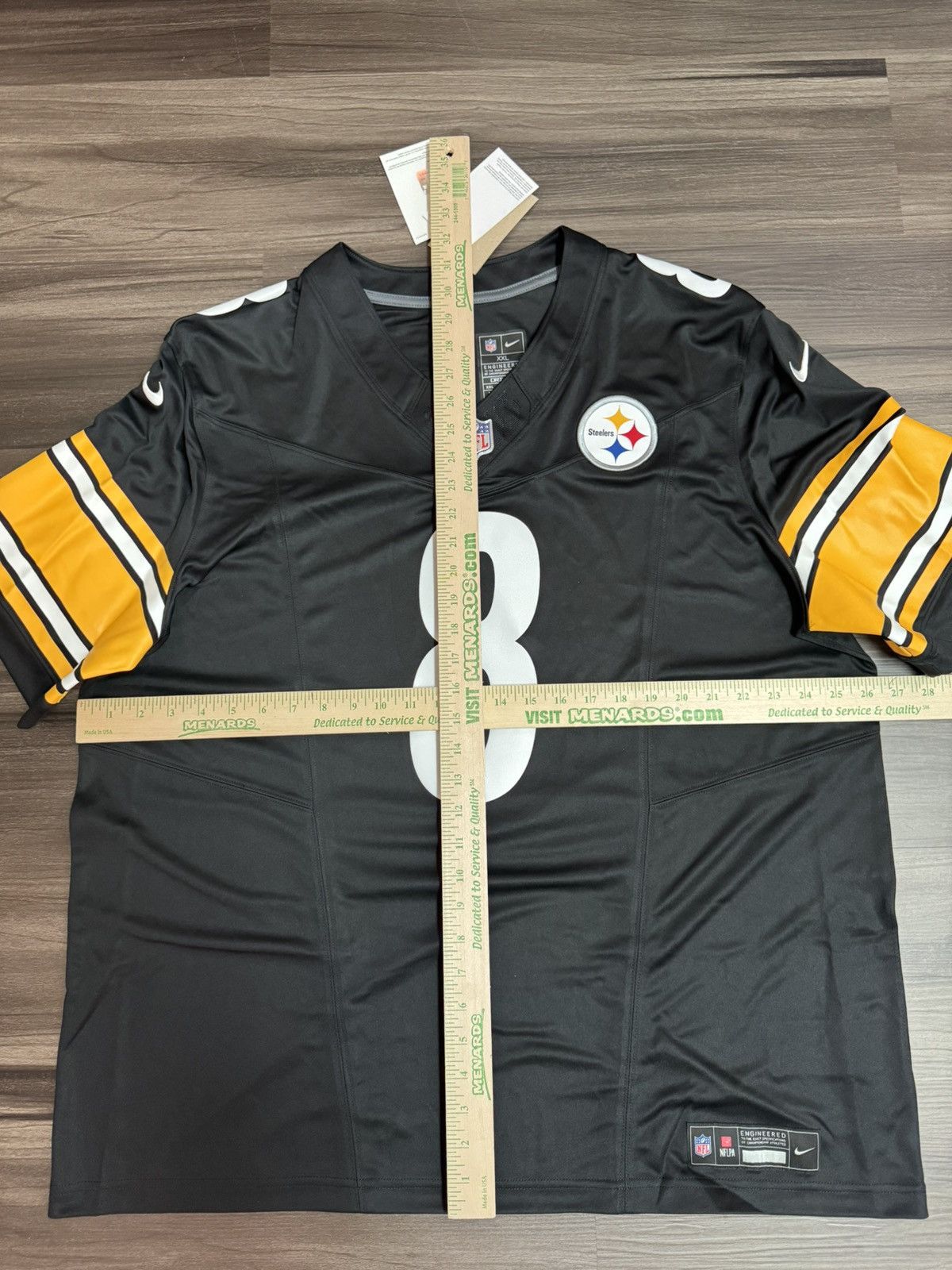 Nike Pittsburgh Steelers Kenny Pickett #8 NFL Engineered Jersey Size US XXL / EU 58 / 5 - 9 Thumbnail