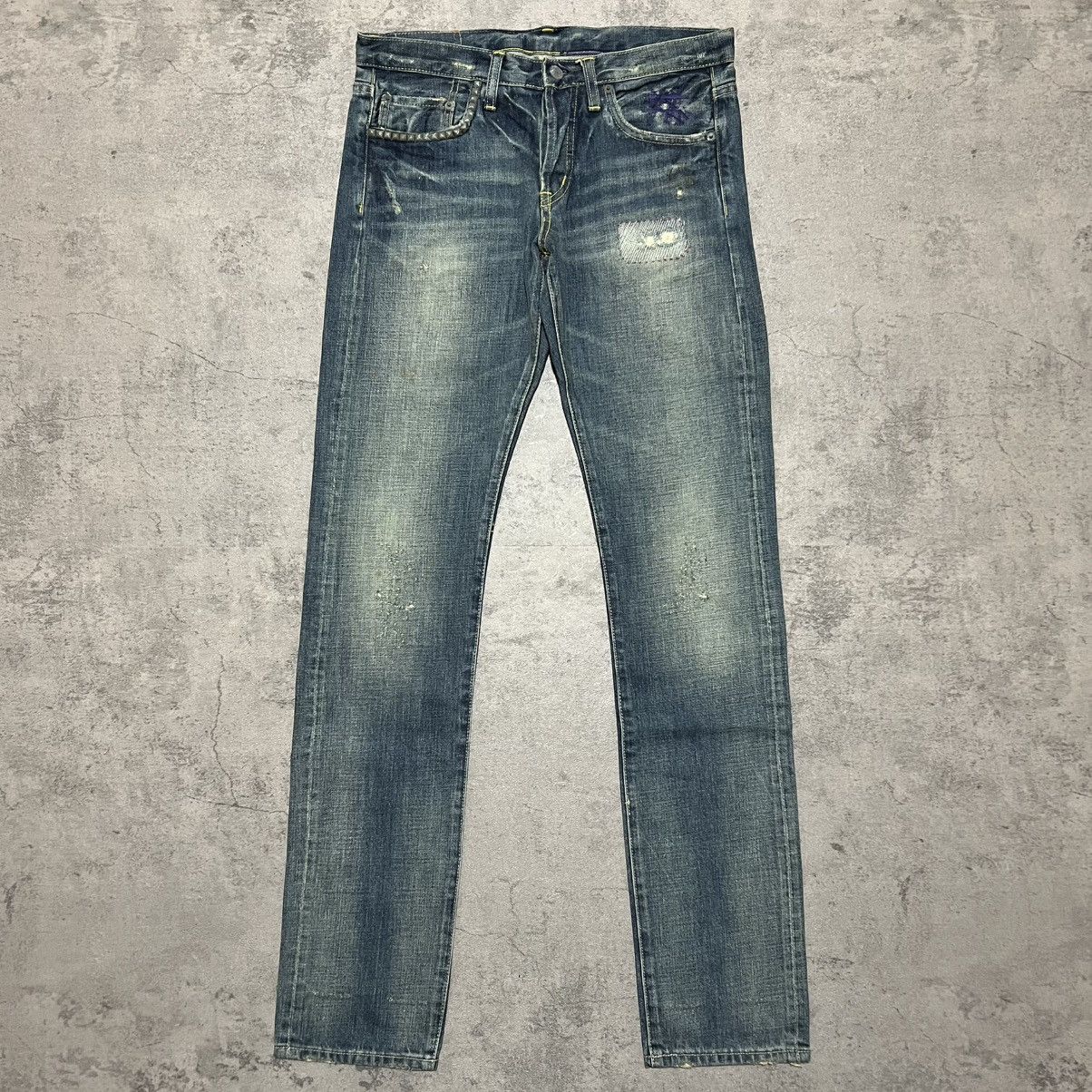 Andy Warhol × Hysteric Glamour Hysteric Glamour x Andy Warhol Studded Jeans Size US 32 / EU 48 - 2 Thumbnail