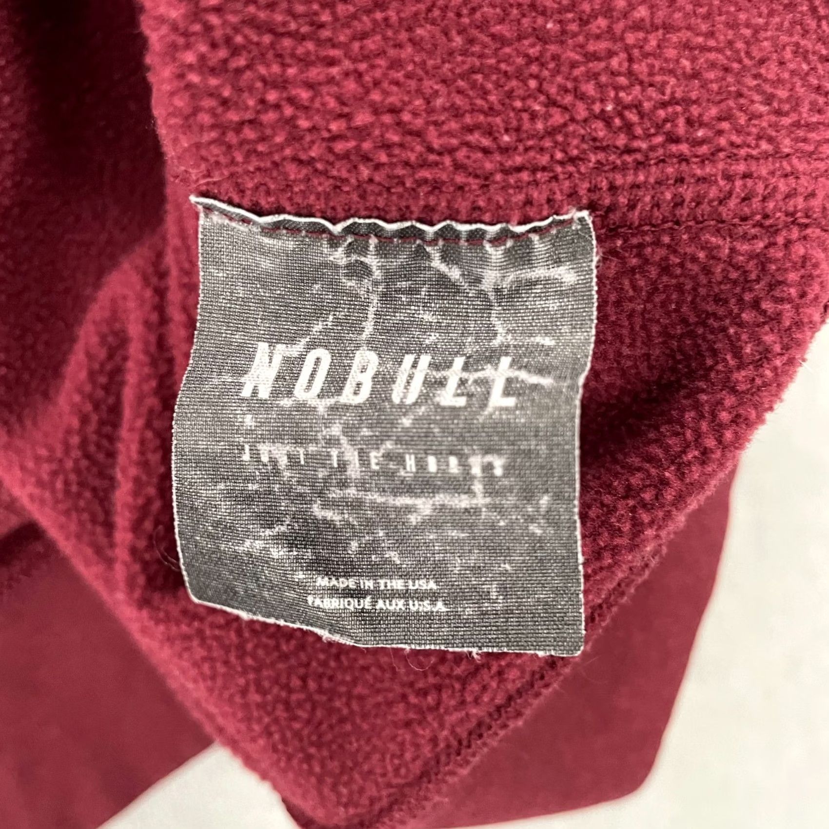 Vintage NOBULL Sweatshirt Adult XL Red Fleece Crewneck Pullover Stretch Logo USA Mens Size US XL / EU 56 / 4 - 7 Thumbnail