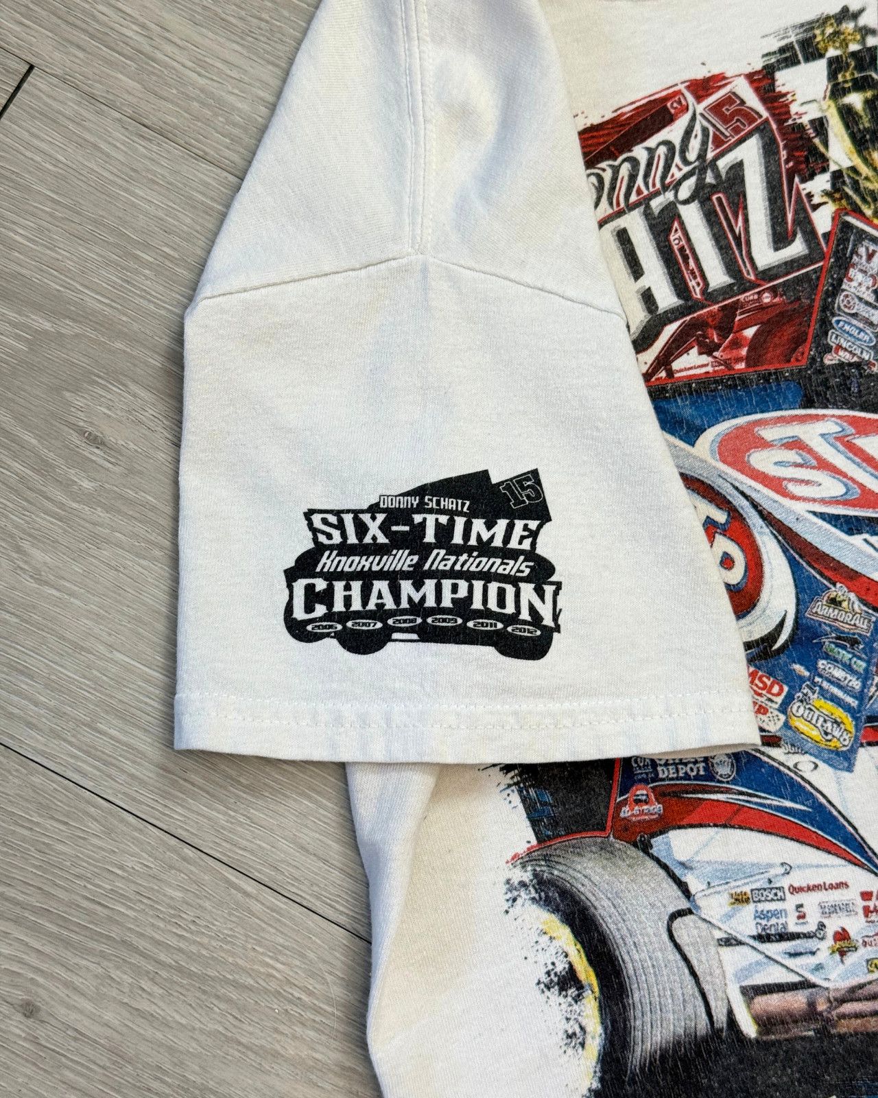 Gildan 2012 Donny Schatz Knoxville Nationals Champion T-Shirt Small Size US S / EU 44-46 / 1 - 5 Thumbnail