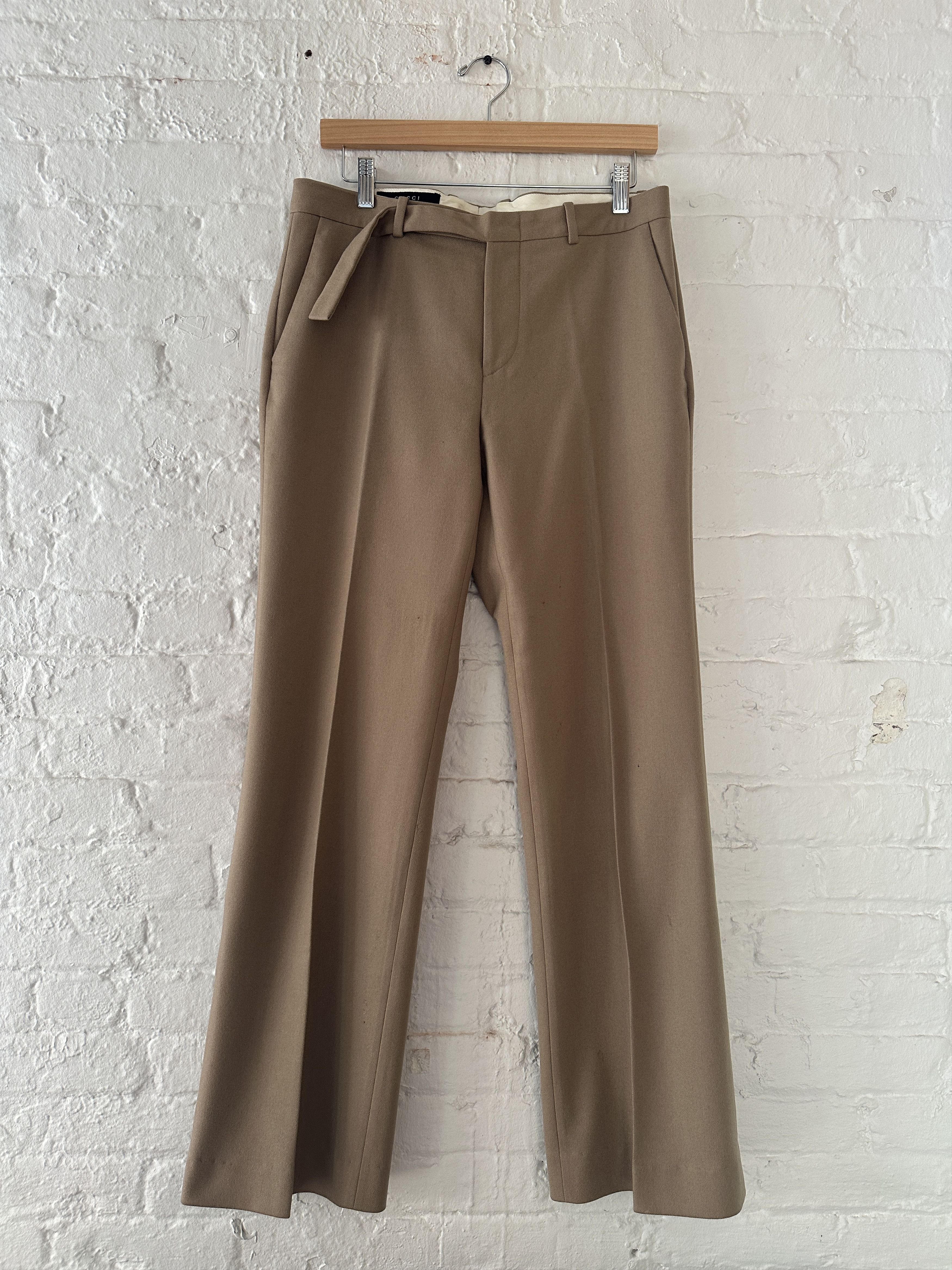 Gucci Gucci by Tom Ford Wool/Cashmere Wide Trousers Size US 32 / EU 48 - 1 Thumbnail