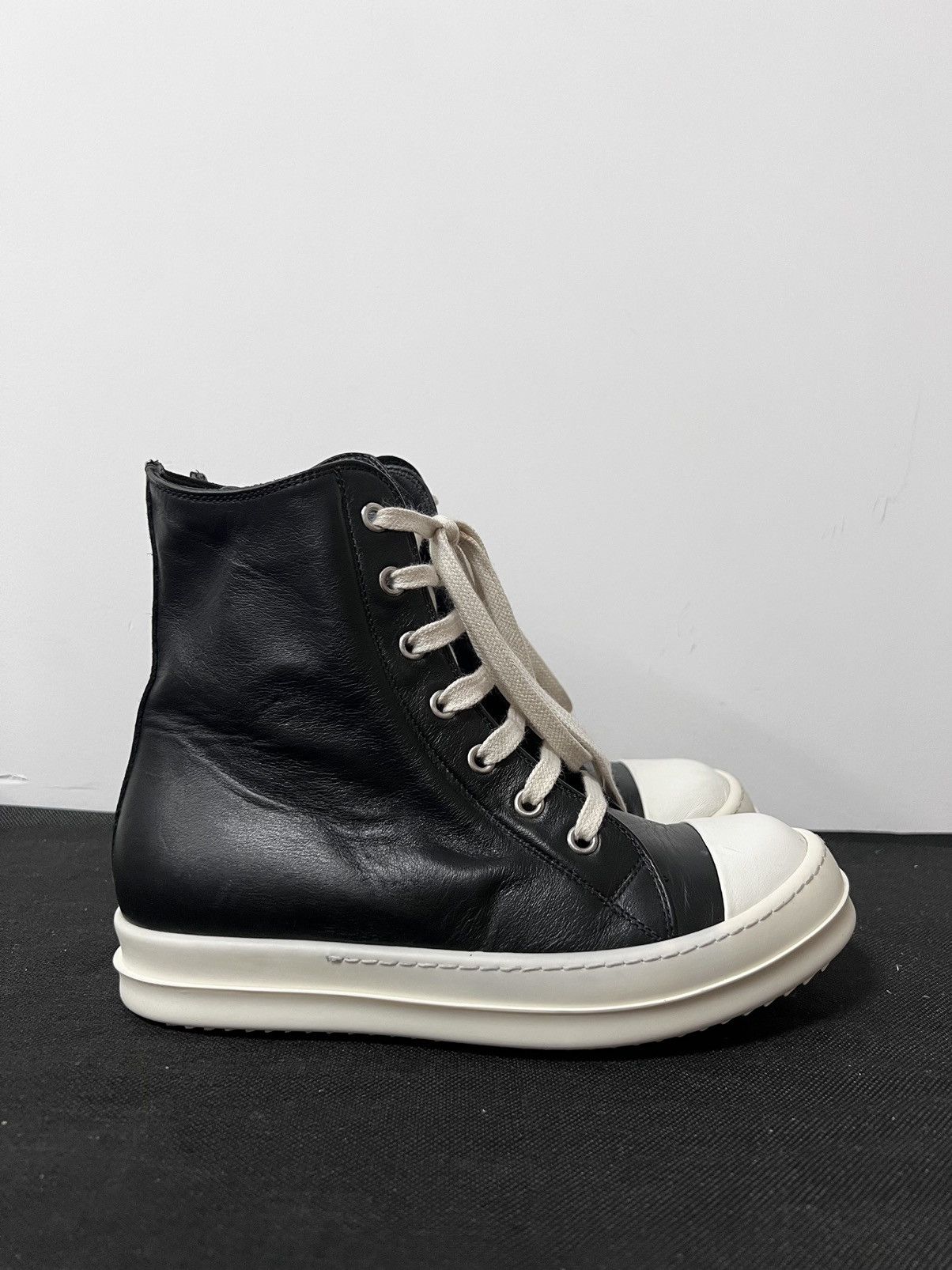Rick Owens Rick owens mainline ramones high top sneakers Size US 5.5 / IT 35.5 - 4 Thumbnail