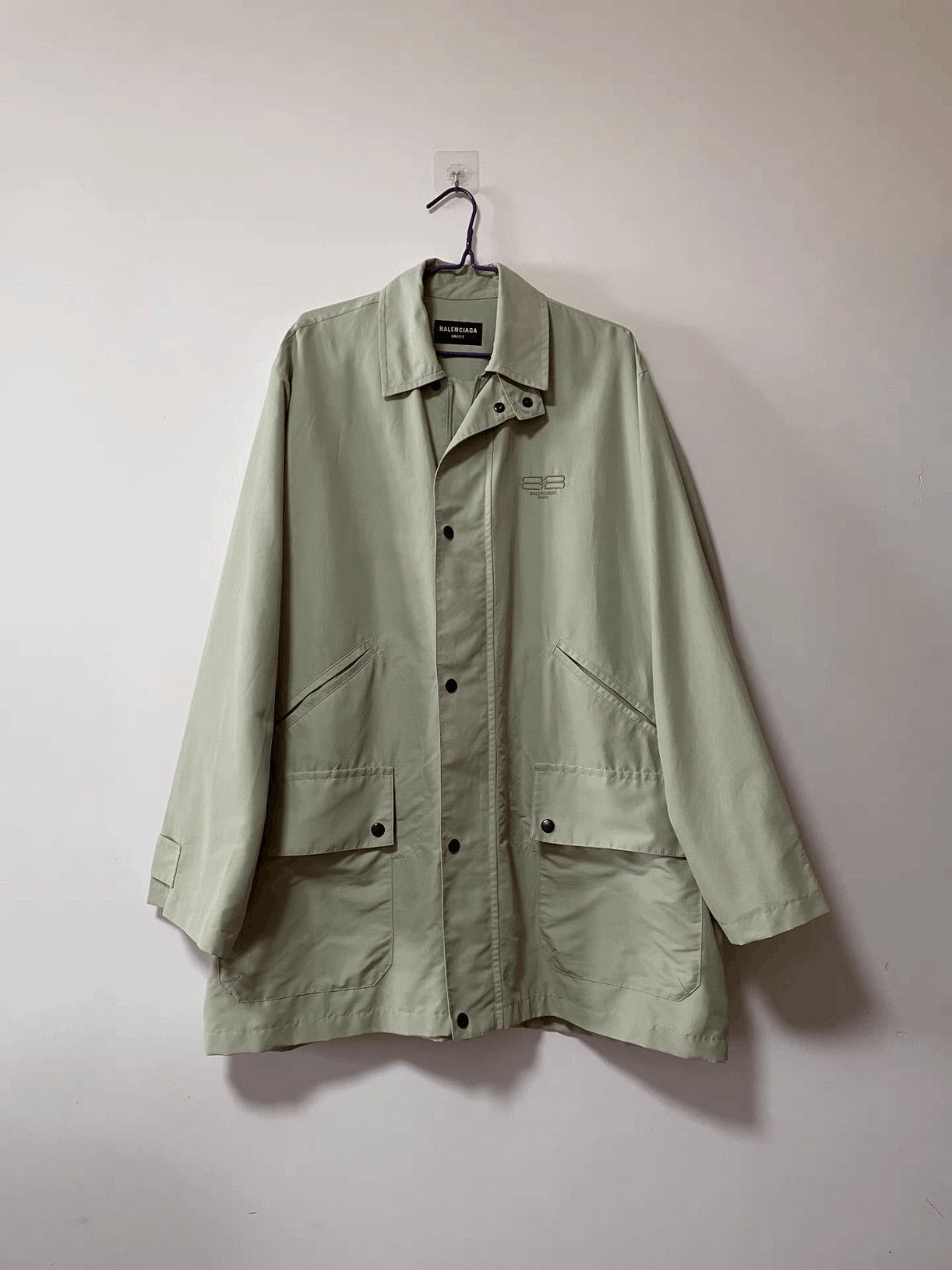 Other Sz 3 Balenciaga 22SS Paris Icon Oversized Jacket-2507 Size US L / EU 52-54 / 3 - 7 Thumbnail