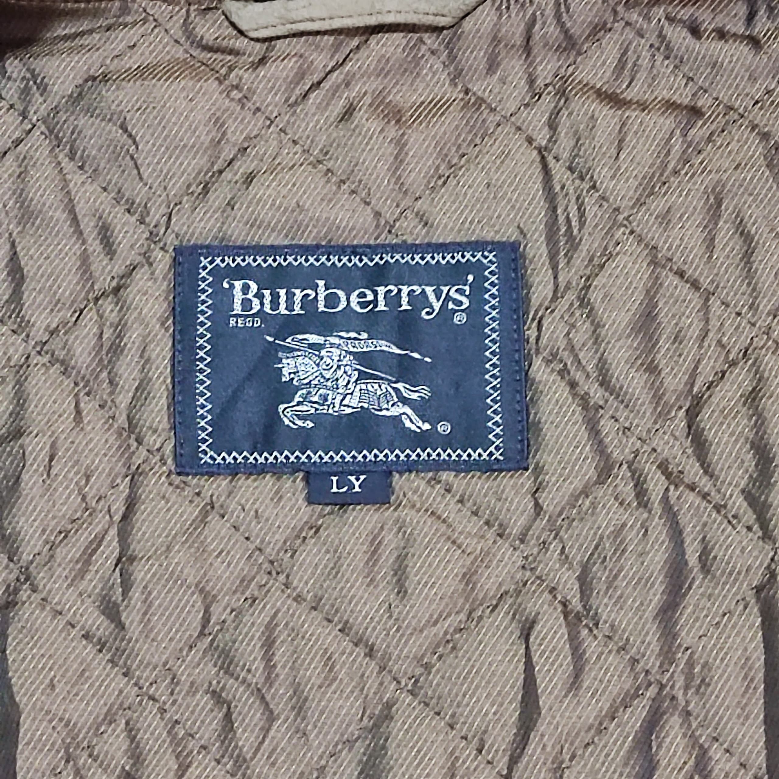 Burberry × Gosha Rubchinskiy Vintage 90s Burberrys Hooded Jacket Quilted Tan Japan Label Size US XL / EU 56 / 4 - 16 Thumbnail