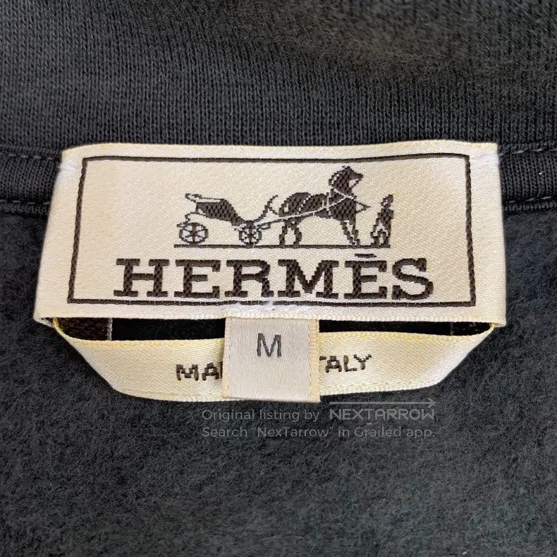 Hermes Hermes Licorice color zipper pocket hood drawstring cotton Size US M / EU 48-50 / 2 - 5 Thumbnail