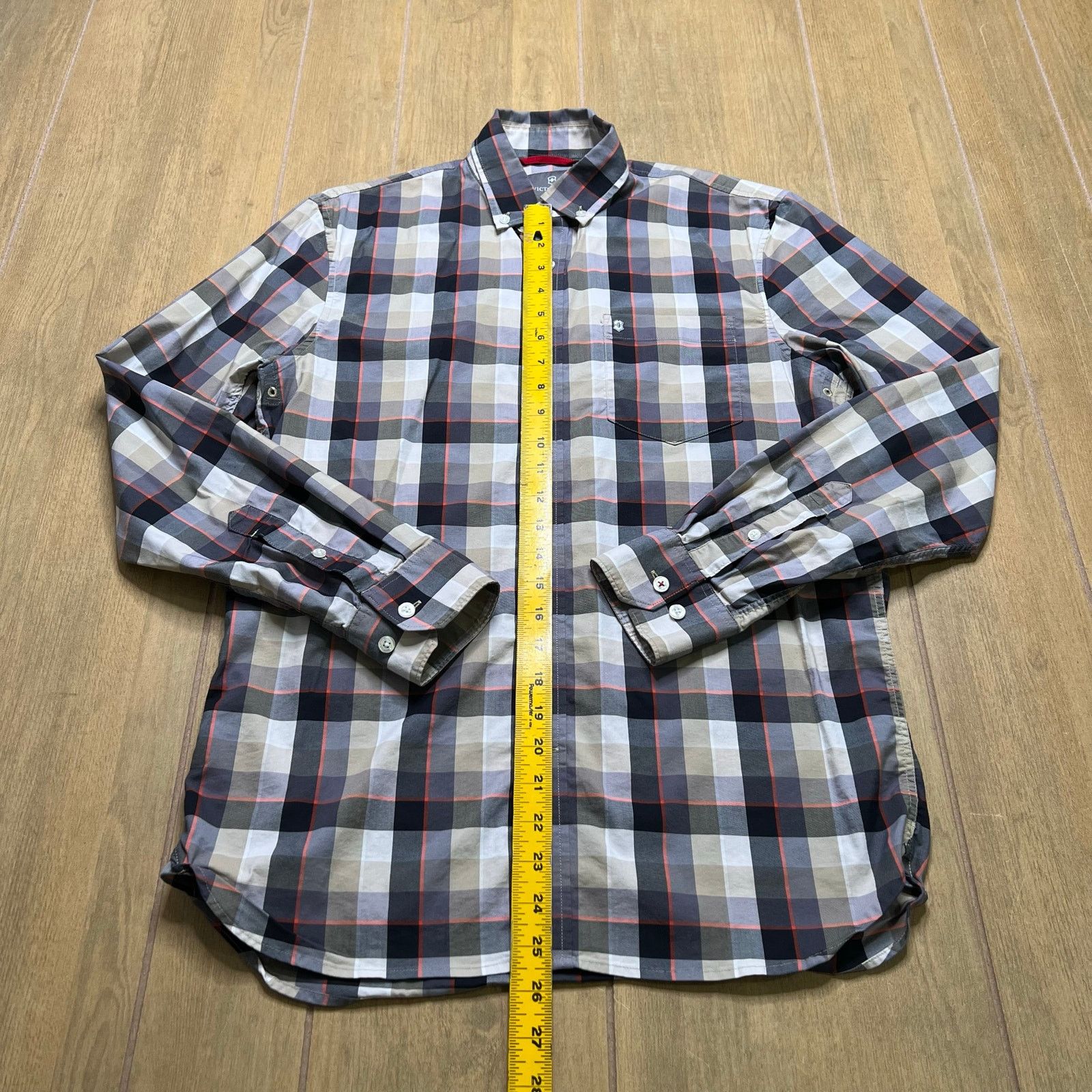 Victorinox Victorinox Button Down Shirt Men’s M Slim Fit Plaid Casual Size US M / EU 48-50 / 2 - 4 Thumbnail