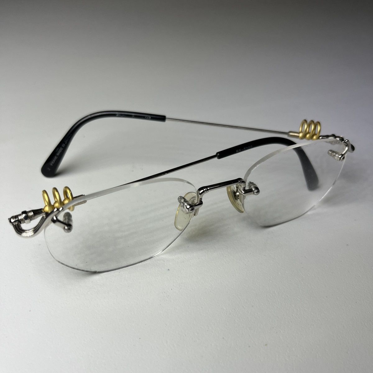 Vintage Jean Paul Gaultier Rimless Glasses 55-5102
