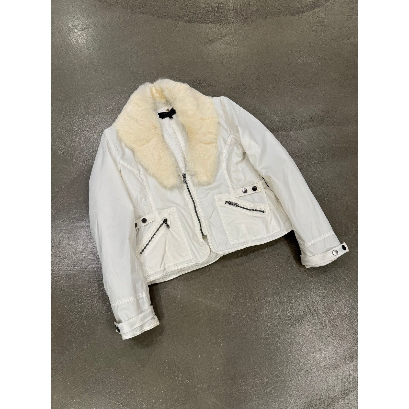 Gucci A/W2004 Gucci by Tom Ford real fur nylon jacket Size US XS / EU 42 / 0 - 3 Thumbnail