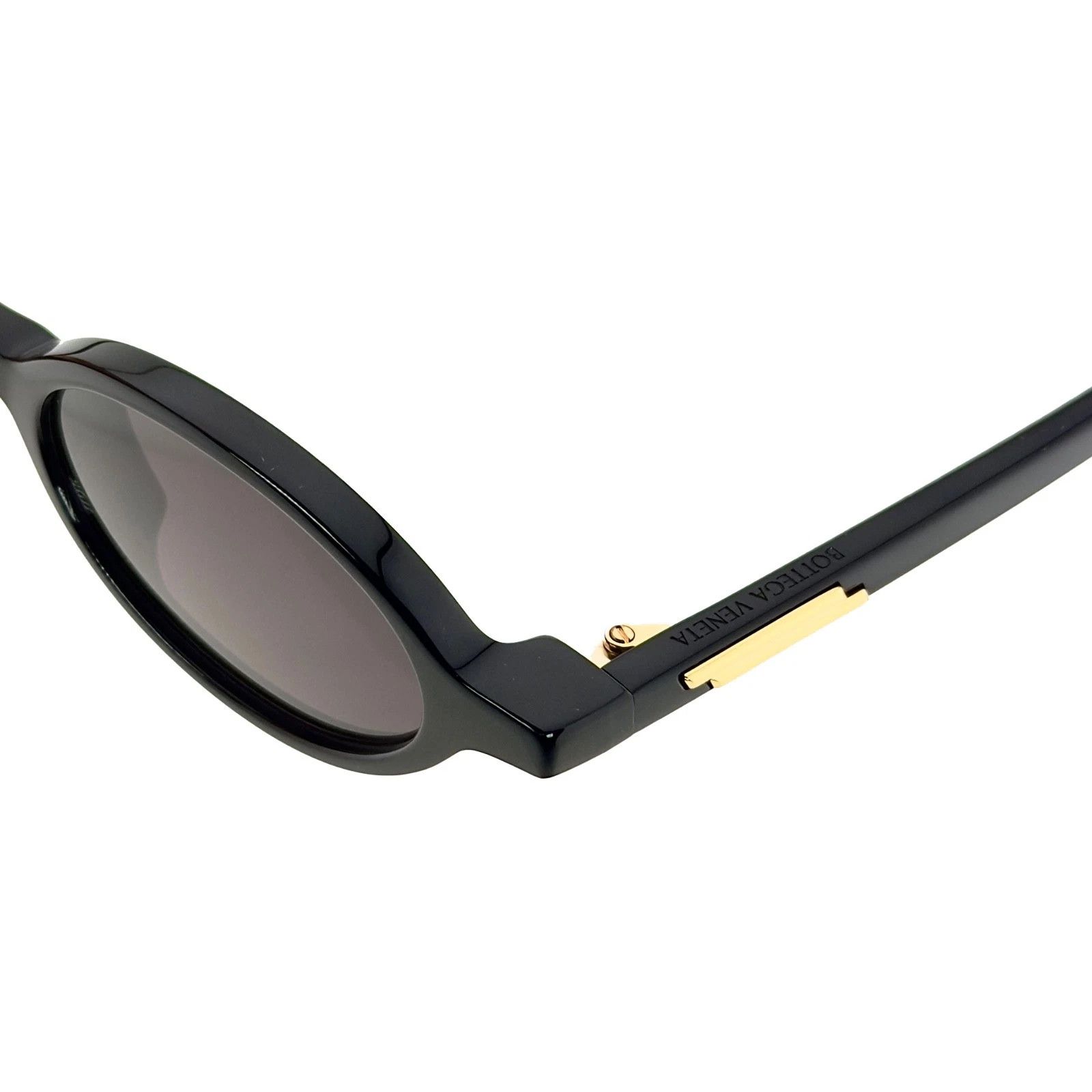 Bottega Veneta BOTTEGA VENETA 1388 BV1388S Black Classic Oval Sunglass 001 Size ONE SIZE - 8 Thumbnail