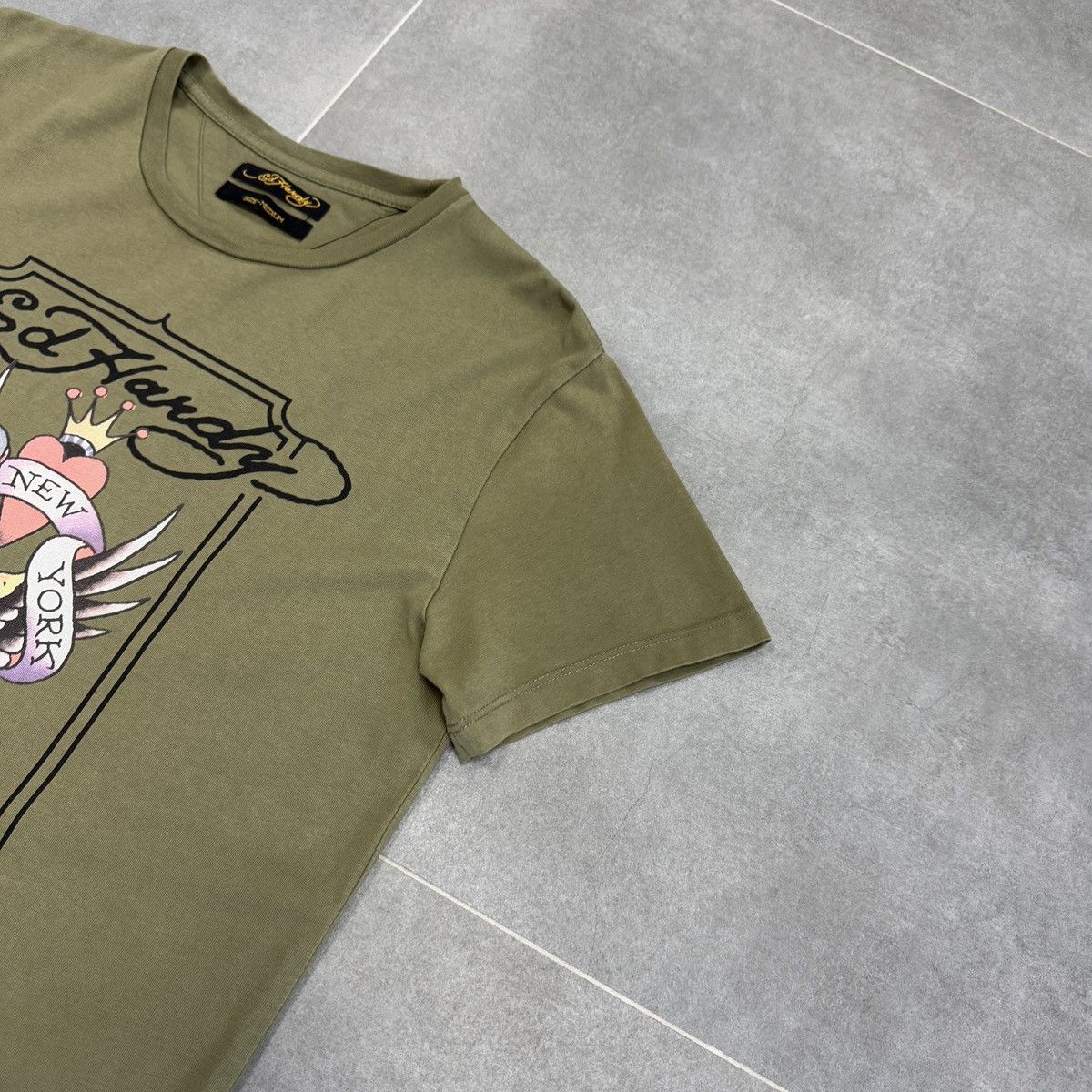 Ed Hardy Ed Hardy New York City Tattoo Skull T-Shirt Size M Size US M / EU 48-50 / 2 - 5 Thumbnail
