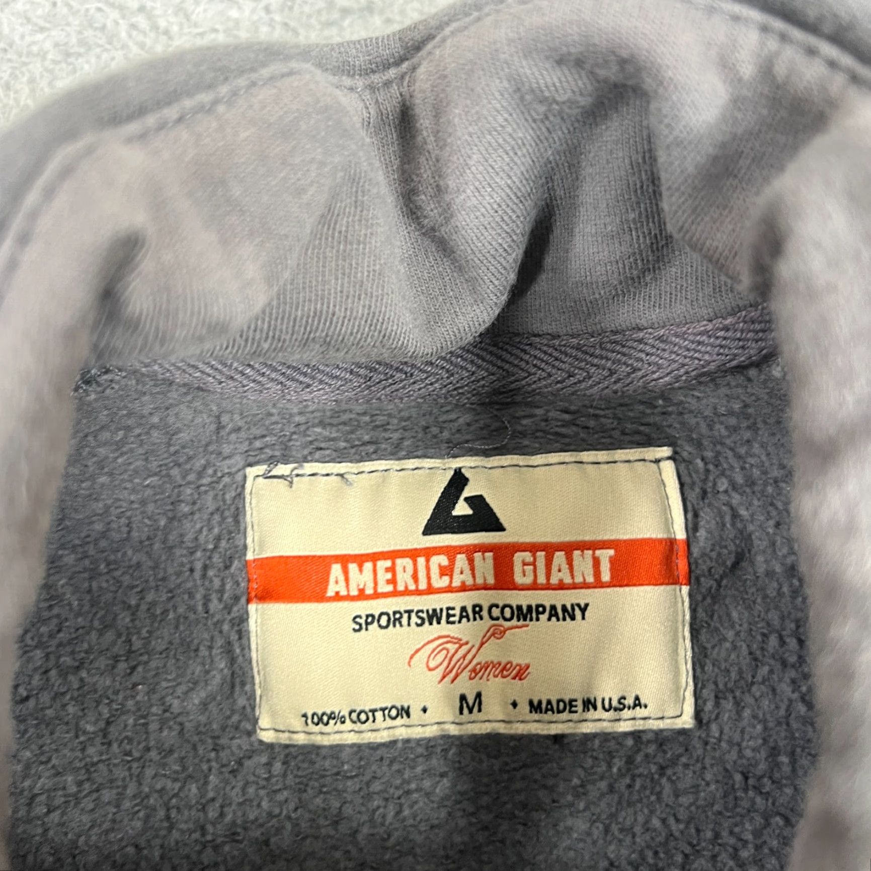 Vintage VINTAGE American Giant Hoodie Full Zip Womens Medium Black Cotton Sweatshirt Activewear Size M / US 6-8 / IT 42-44 - 7 Thumbnail