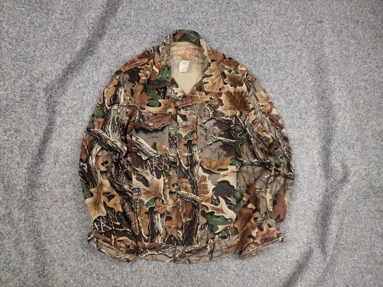 Wrangler Vintage 90's Wrangler Trucker Realtree USA Made Jacket Size US L / EU 52-54 / 3 - 1 Thumbnail