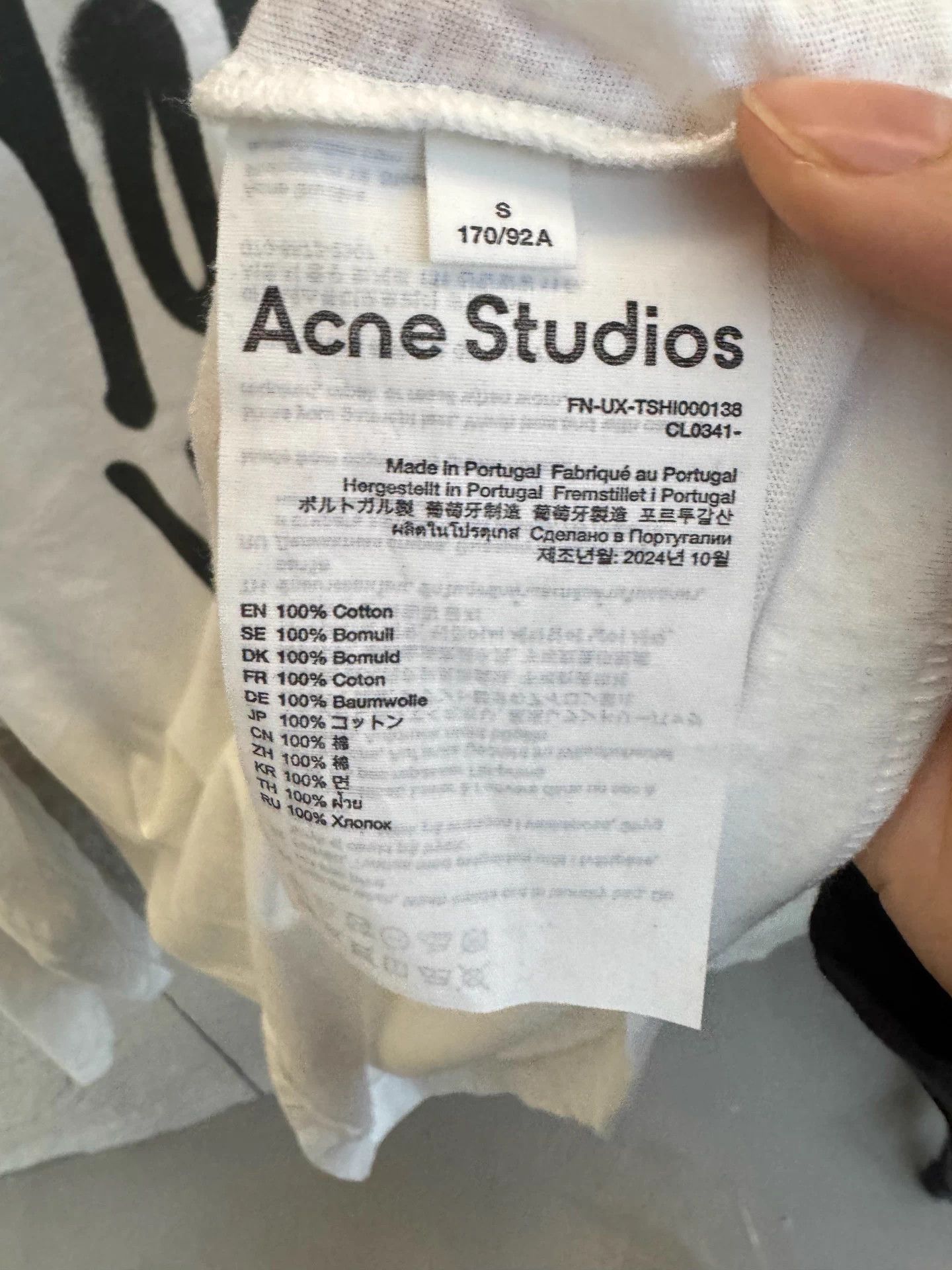 Acne Studios Acne Studios logo print oversized longsleeve T-shirt size S Size US S / EU 44-46 / 1 - 3 Thumbnail