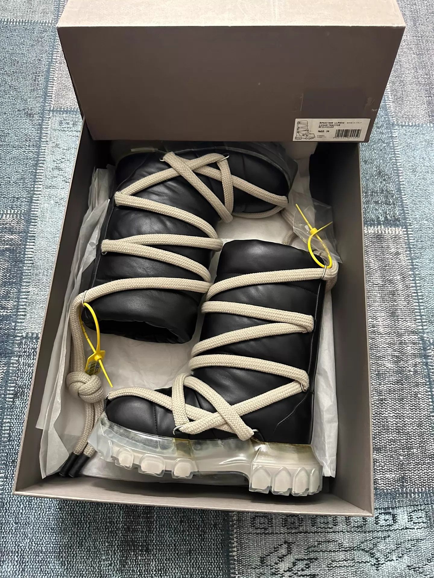 Rick Owens Rick Owens Frenzy Laces Octopus Snow Boot Women's 36 Size US 5.5 / IT 35.5 - 7 Thumbnail
