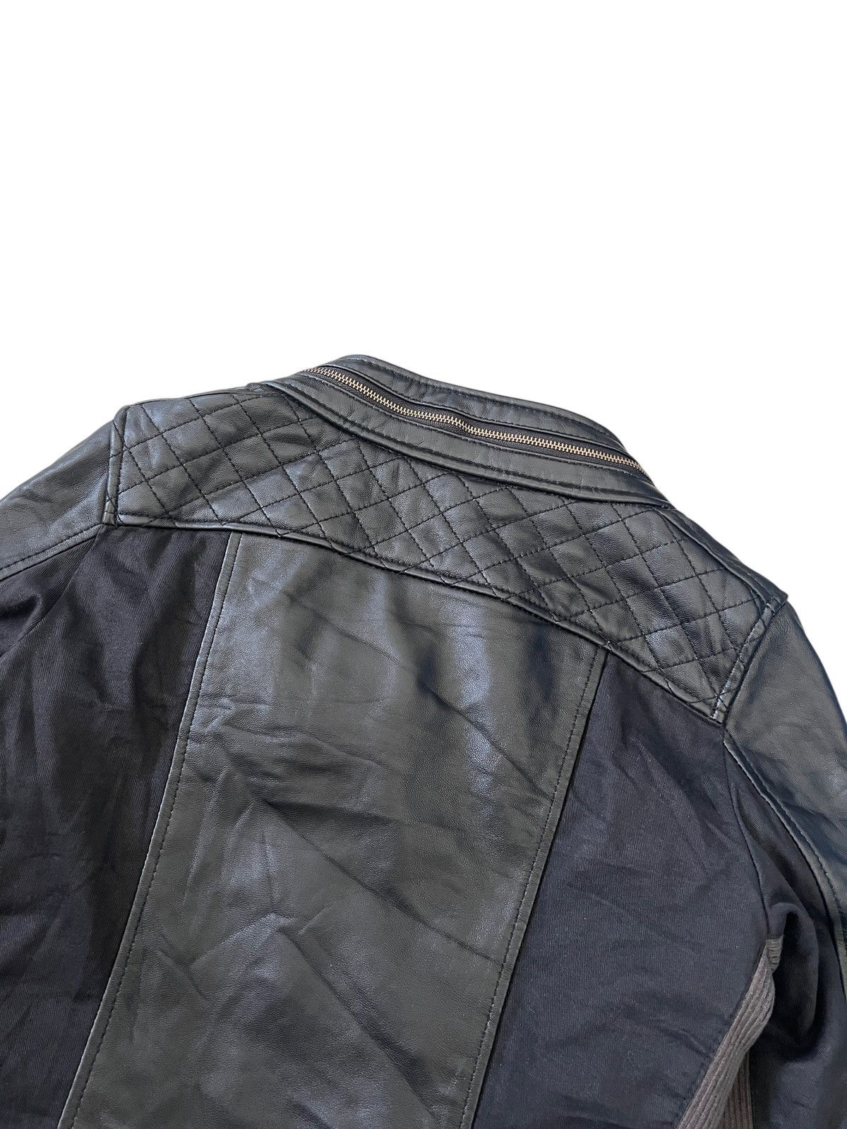 5351 POUR LES HOMMES × Genuine Leather 5351 Pour Les Femmes Sheepskin Leather Riding Jacket Size S / US 4 / IT 40 - 9 Thumbnail