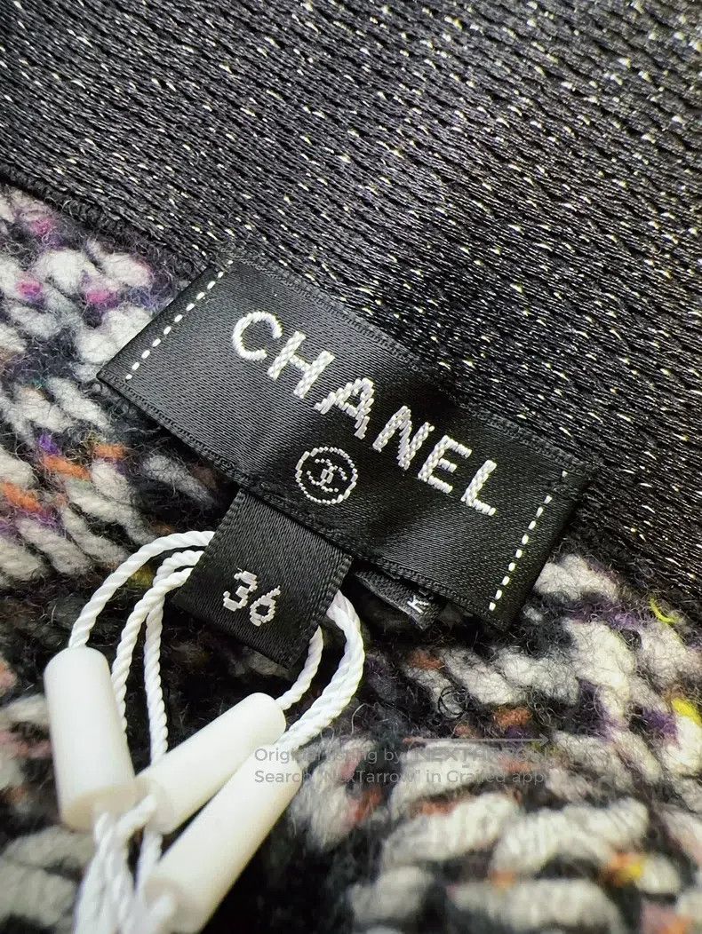 Chanel Chanel 22A high-end handicraft series colourful plaid diam Size 24" / US 00 / IT 34 - 7 Thumbnail
