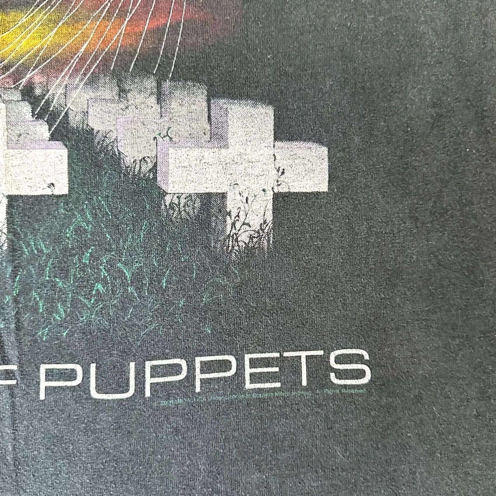 Vintage VINTAGE Metallica Shirt Adult M Black Master of Puppets Heavy Mens Y2K Band T-Shirt Short Sleeve Crew Neck Cotton Jersey Classic 90s Size US M / EU 48-50 / 2 - 6 Thumbnail