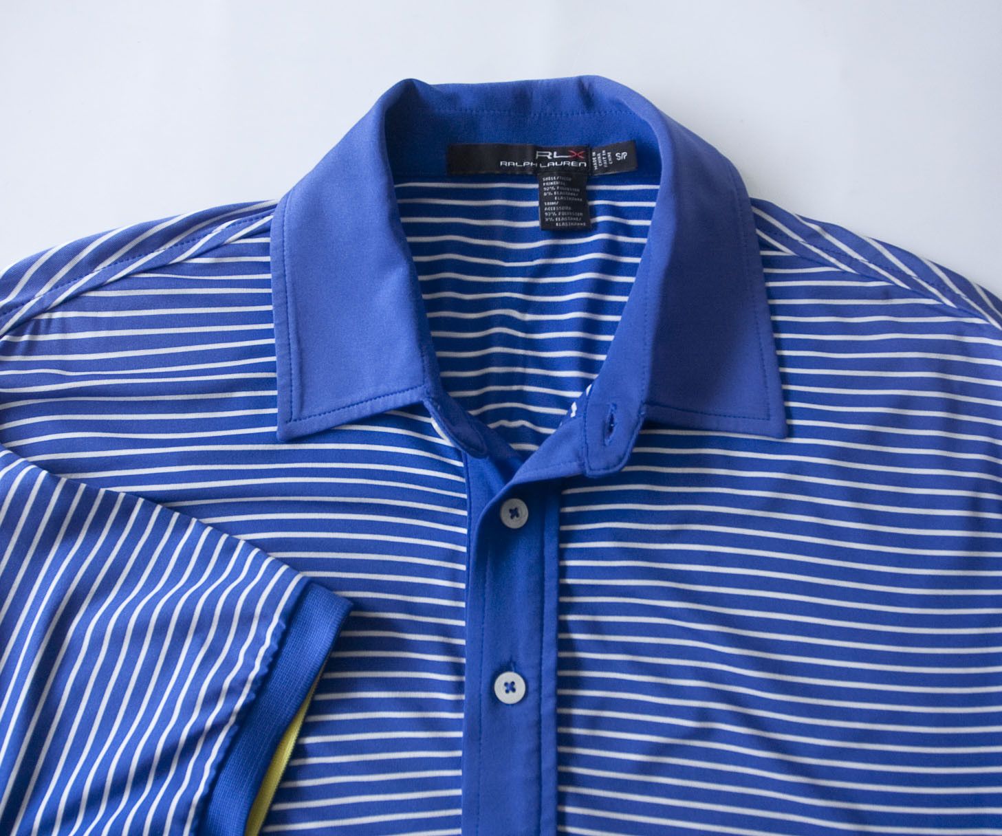RLX Ralph Lauren Ralph Lauren RLX Polo Shirt Size S Blue Stripe Size US S / EU 44-46 / 1 - 1 Thumbnail