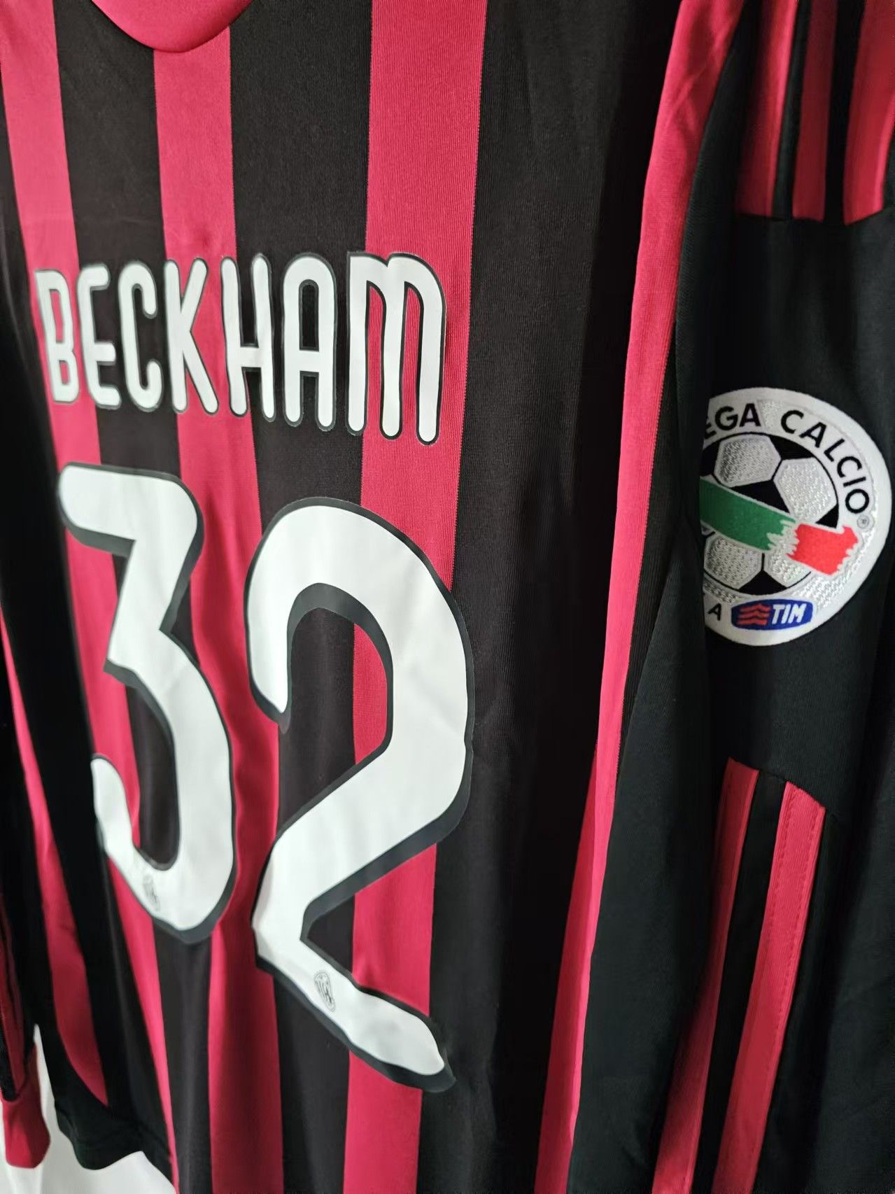 David Beckham Jersey Adidas AC Milan 2009 Men’s Small Soccer newest Vintage Y2K - RARE