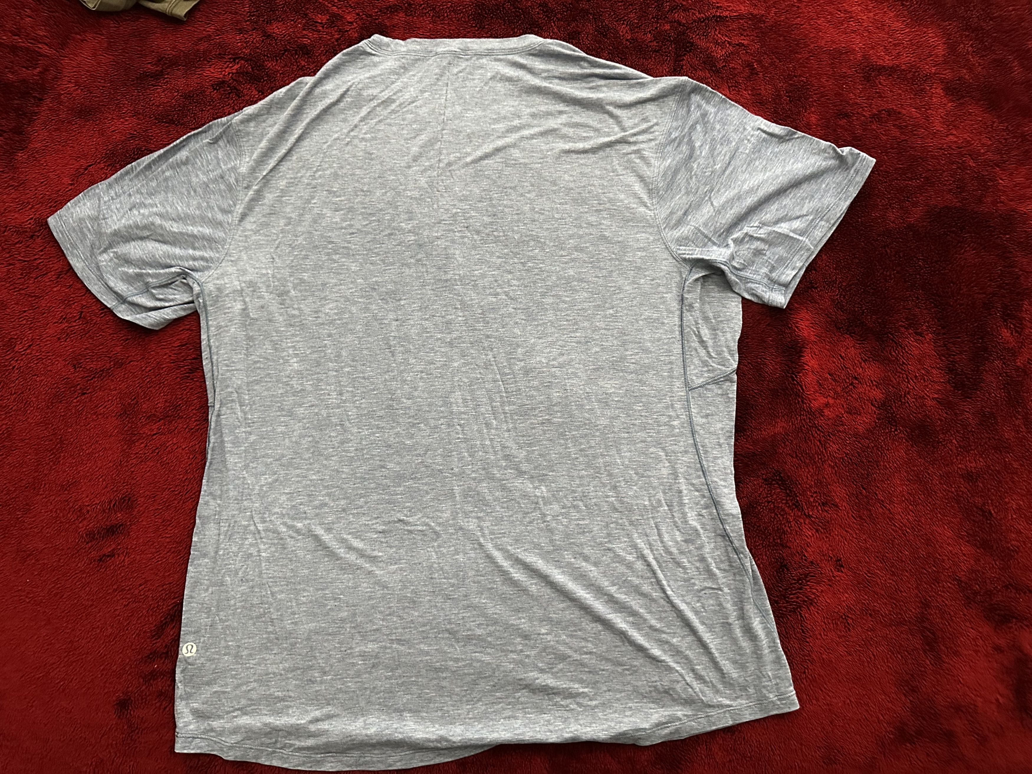 Lululemon Lululemon 5 Year Basic Gym Lightweight T Shirt Size US XL / EU 56 / 4 - 2 Thumbnail