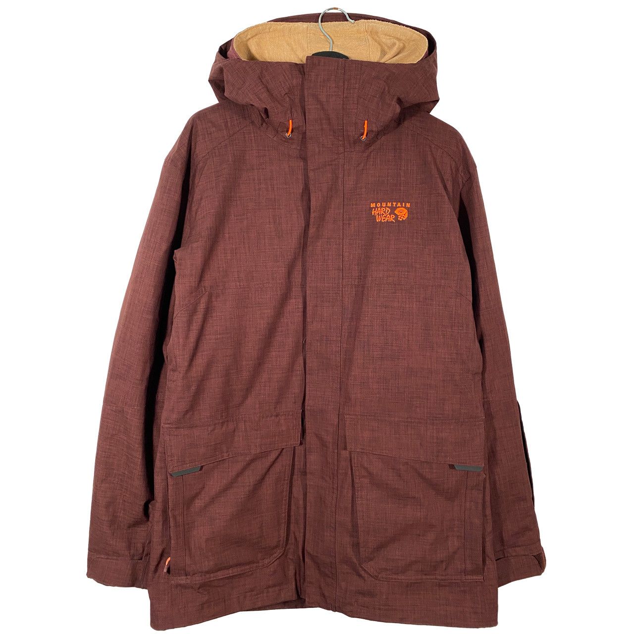 image of Mountain Hardwear 2-In-1 Recco Parka Jacket Cranberry in Cranberry/Camel, Men's (Size Medium)
