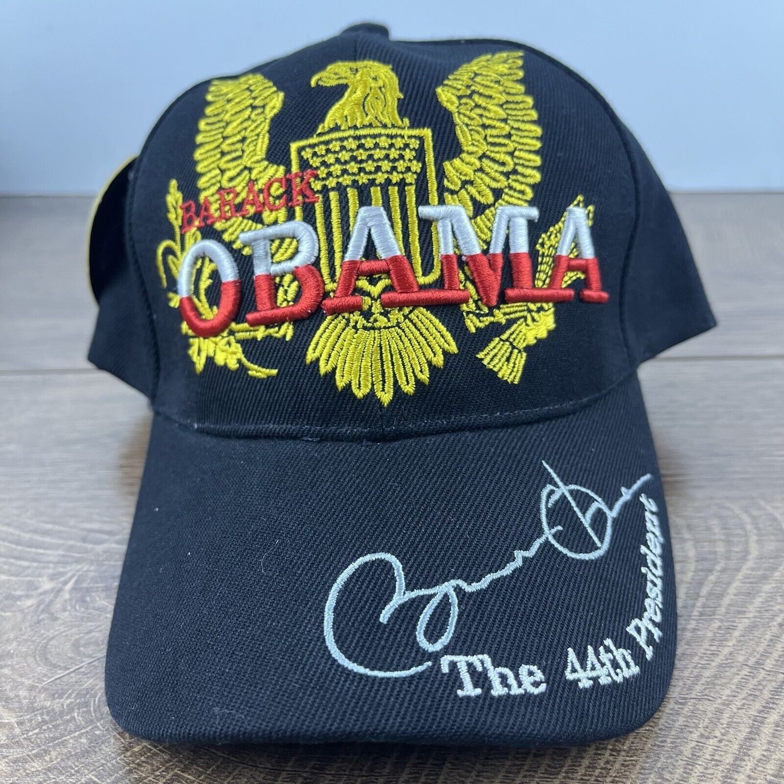 Other Barack Obama Hat 44th President Black Cap Hat Adjustable Hat Size ONE SIZE - 1 Thumbnail
