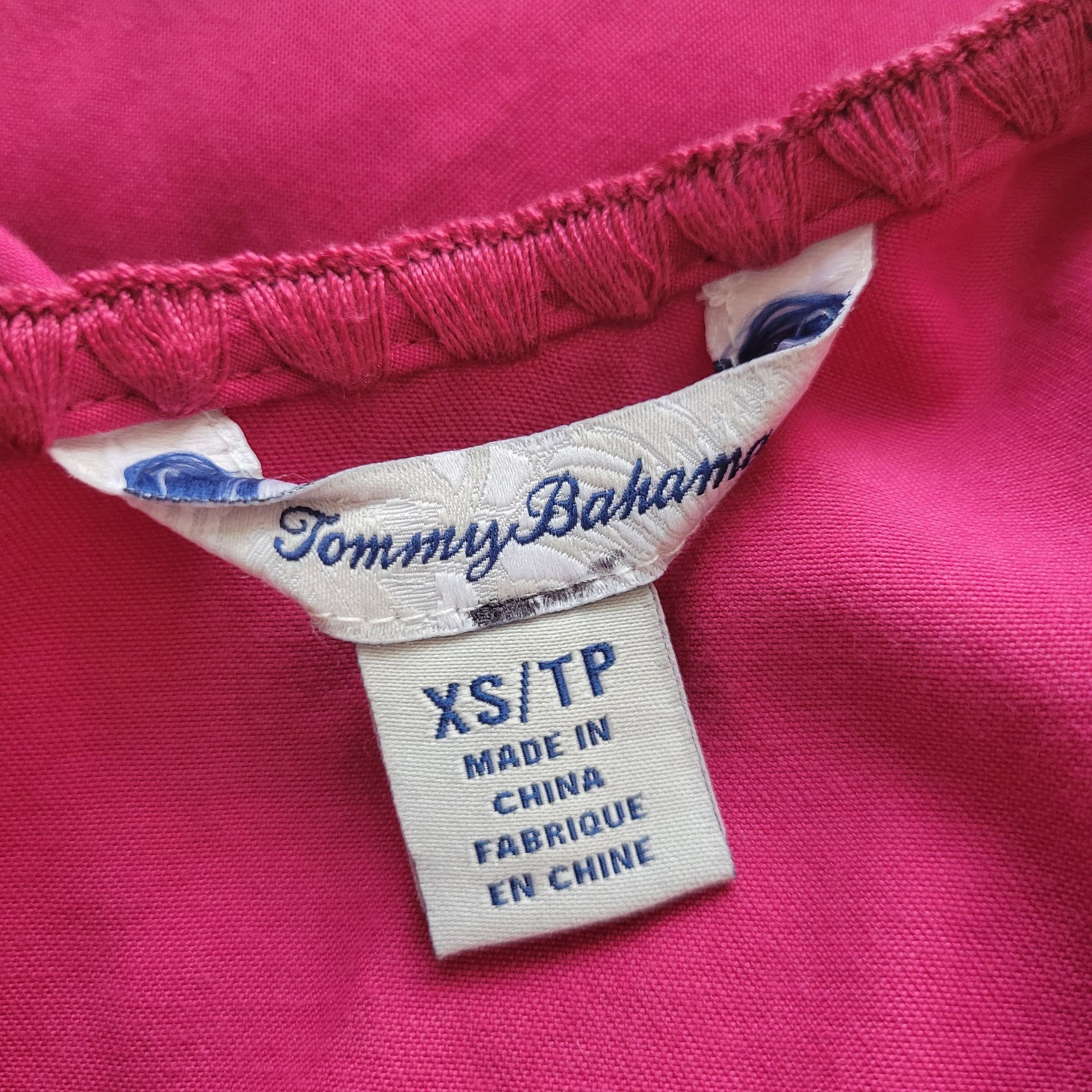 Tommy Bahama Tommy Bahama XS Hot Pink Flutter Sleeve Dress LANAILETTE Bar Size XS / US 0-2 / IT 36-38 - 2 Thumbnail