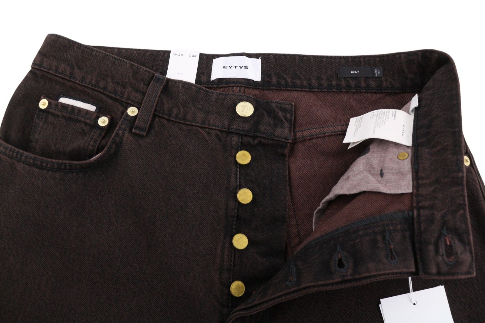 Eytys BENZ SEPIA BAGGY FIT W30/L32 Brown Faded RRP370 88879 Size US 30 / EU 46 - 6 Thumbnail
