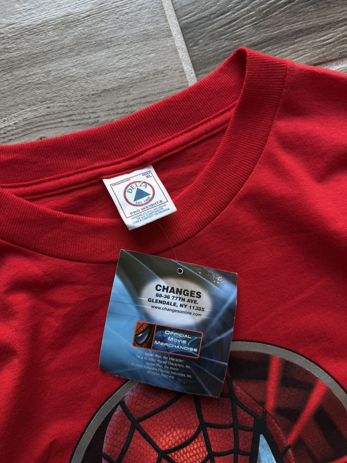 Marvel Comics Vintage 2002 NWT Spider-Man Movie Promo T-Shirt Size XL Size US XL / EU 56 / 4 - 5 Thumbnail
