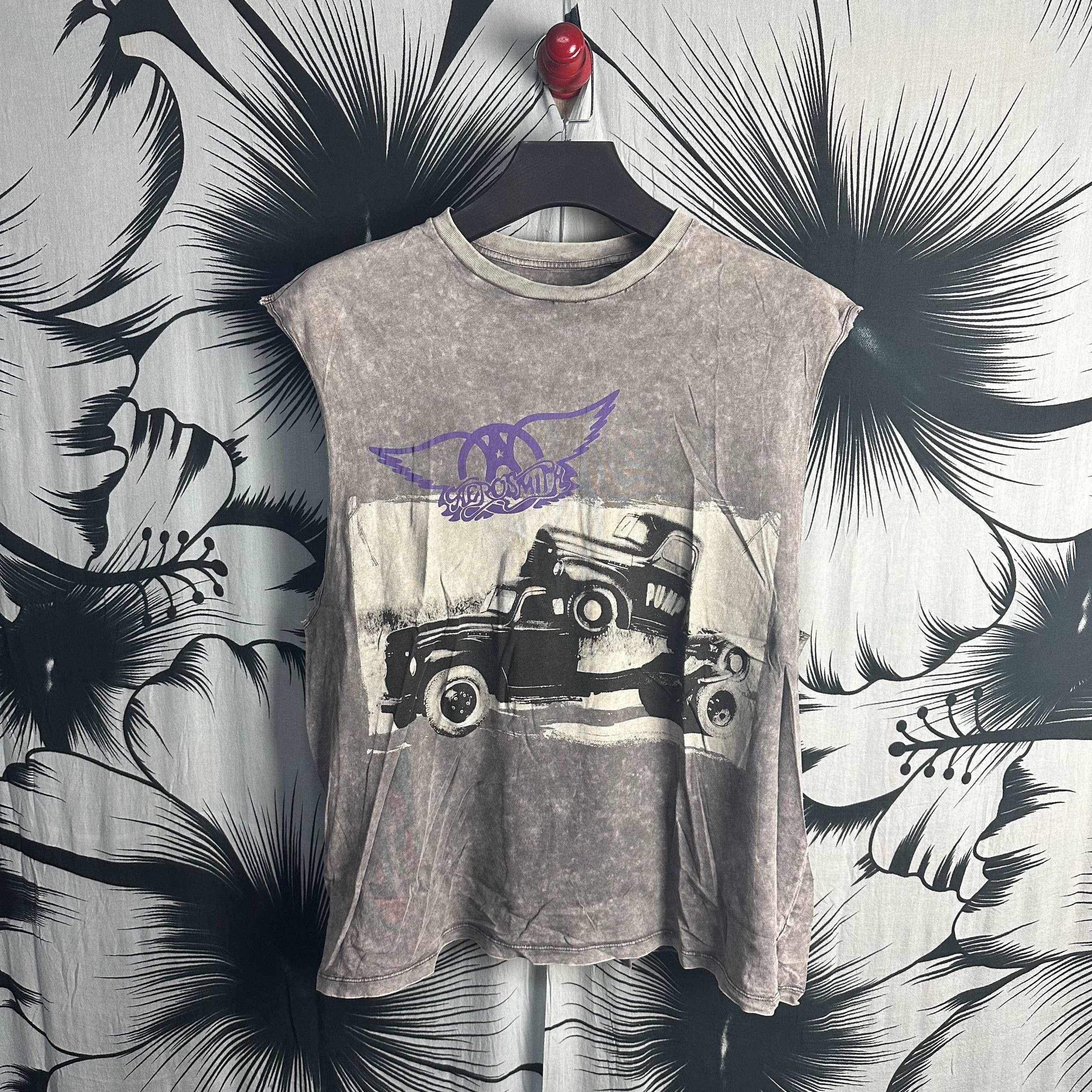 Band Tees Aerosmith 1989 Album Vintage Sleeveless Summer Tank Top Size US L / EU 52-54 / 3 - 1 Thumbnail