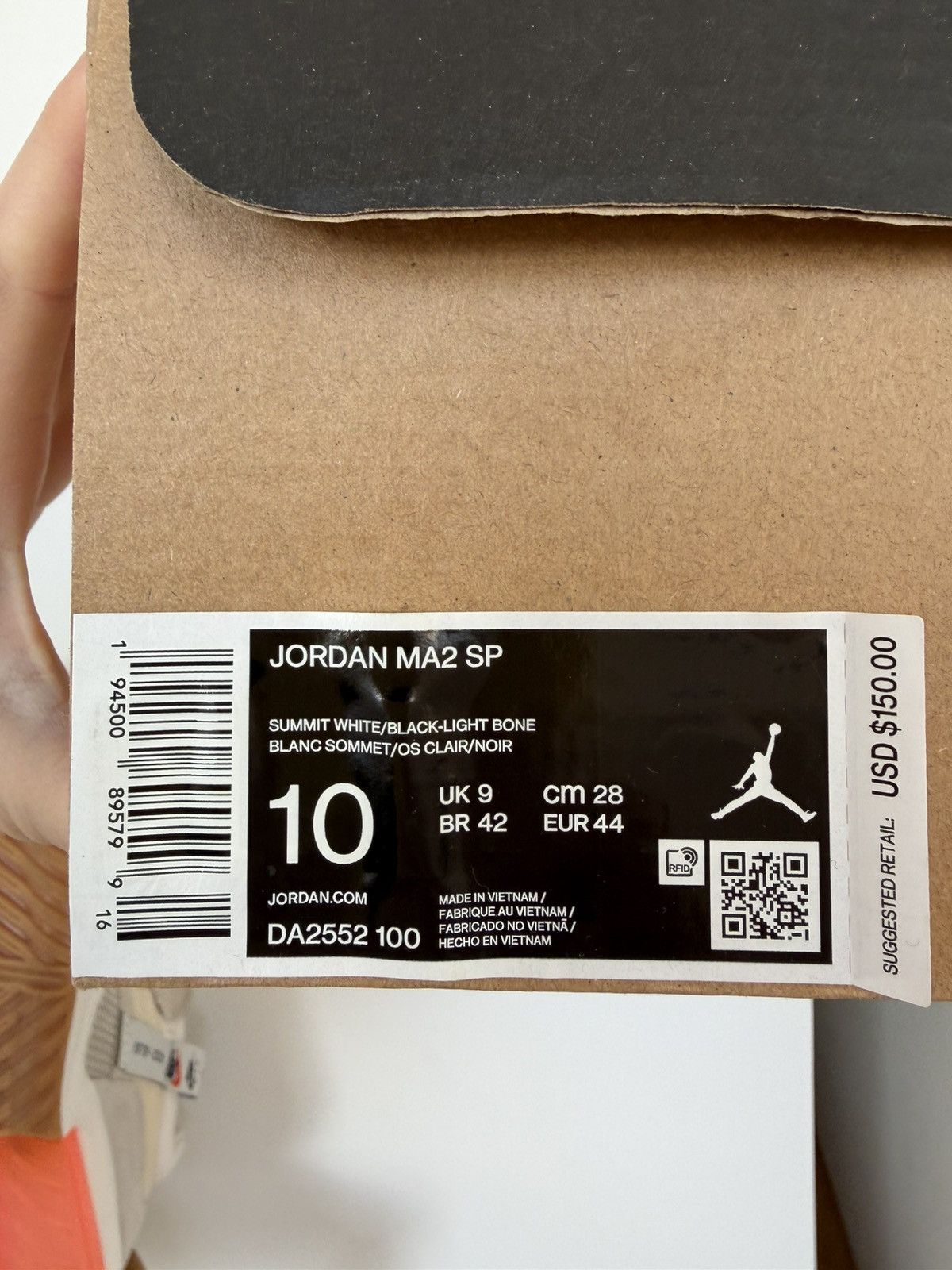 Nike Air Jordan Jordan MA2 'Future Beginnings' DA2552-100 Size US 10 / EU 43 - 7 Thumbnail