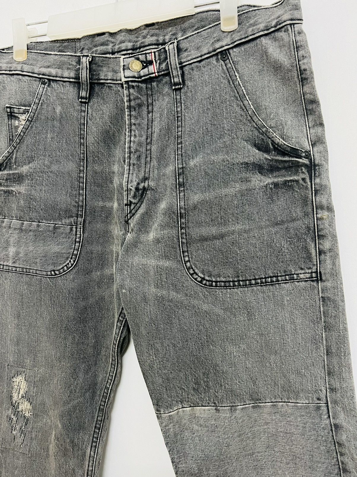 Hysteric Glamour × Japanese Brand Vintage Japanese Brand Patchwork Selvedge Denim Size US 33 - 6 Thumbnail