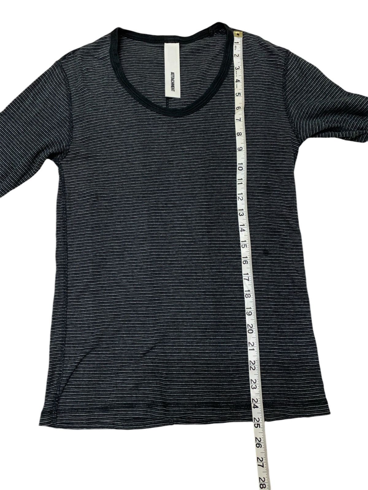 Attachment ATTACHMENT T-shirt/cut & sewn greyxblack(border) Size US XS / EU 42 / 0 - 4 Thumbnail
