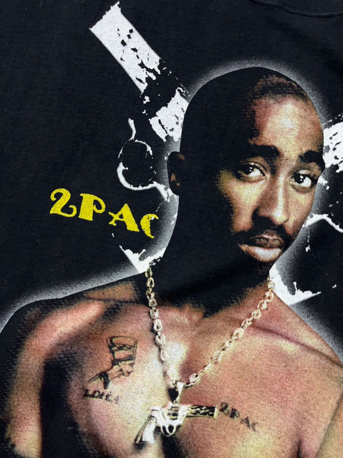 Rap Tees Vintage 90s 2Pac Bootleg Rap Tee Single Stitch Snoop Dogg Size US XL / EU 56 / 4 - 7 Thumbnail