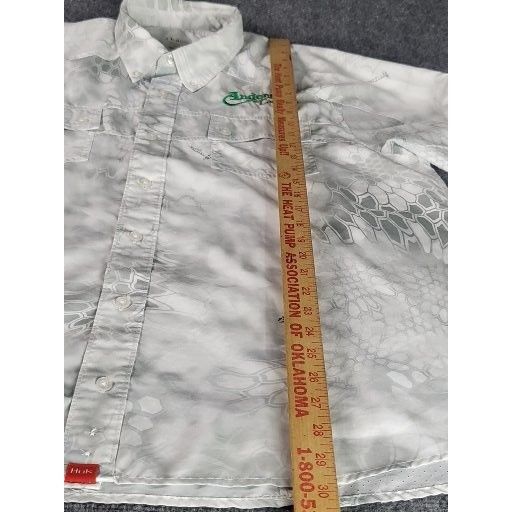 Other Huk Performance Button Up Shirt Men Sz L Andersons Lodge Fis Size US L / EU 52-54 / 3 - 4 Thumbnail