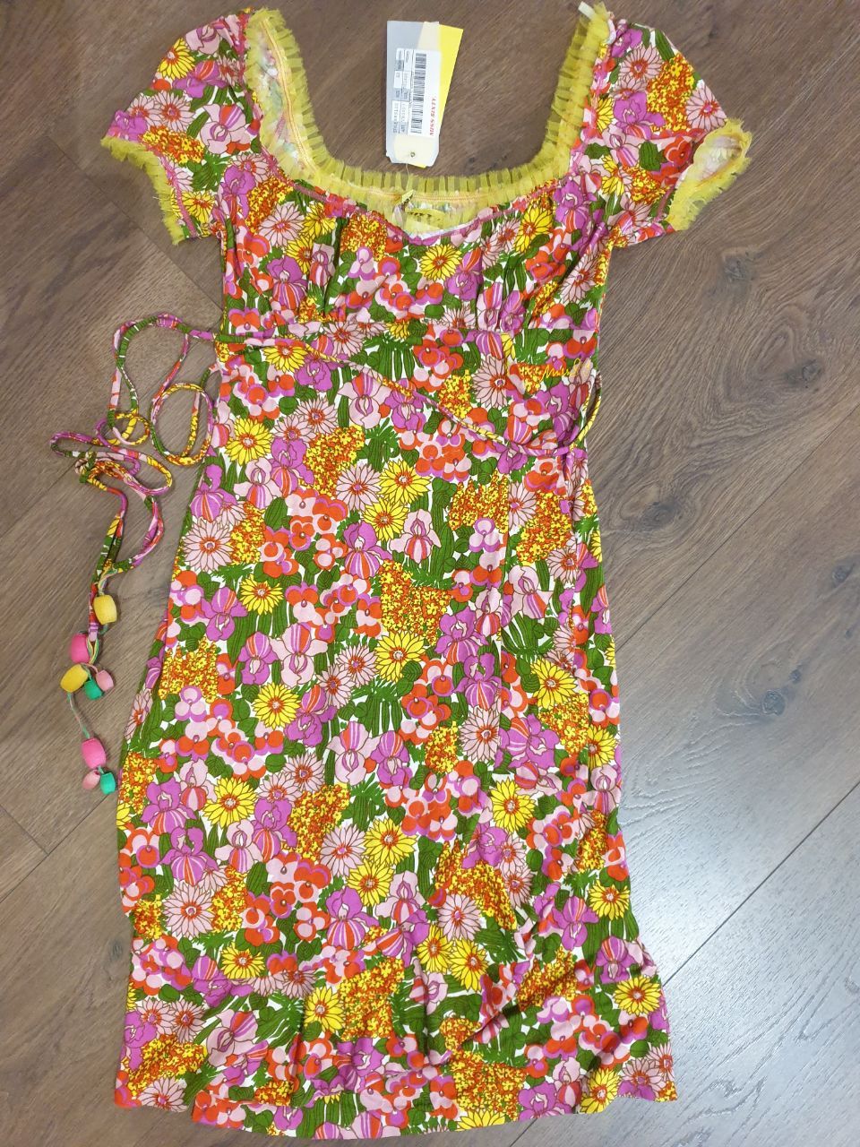 Miss Sixty Miss Sixty Floral Dress sz XS Prairie Dress🌺 Size XS / US 0-2 / IT 36-38 - 4 Thumbnail