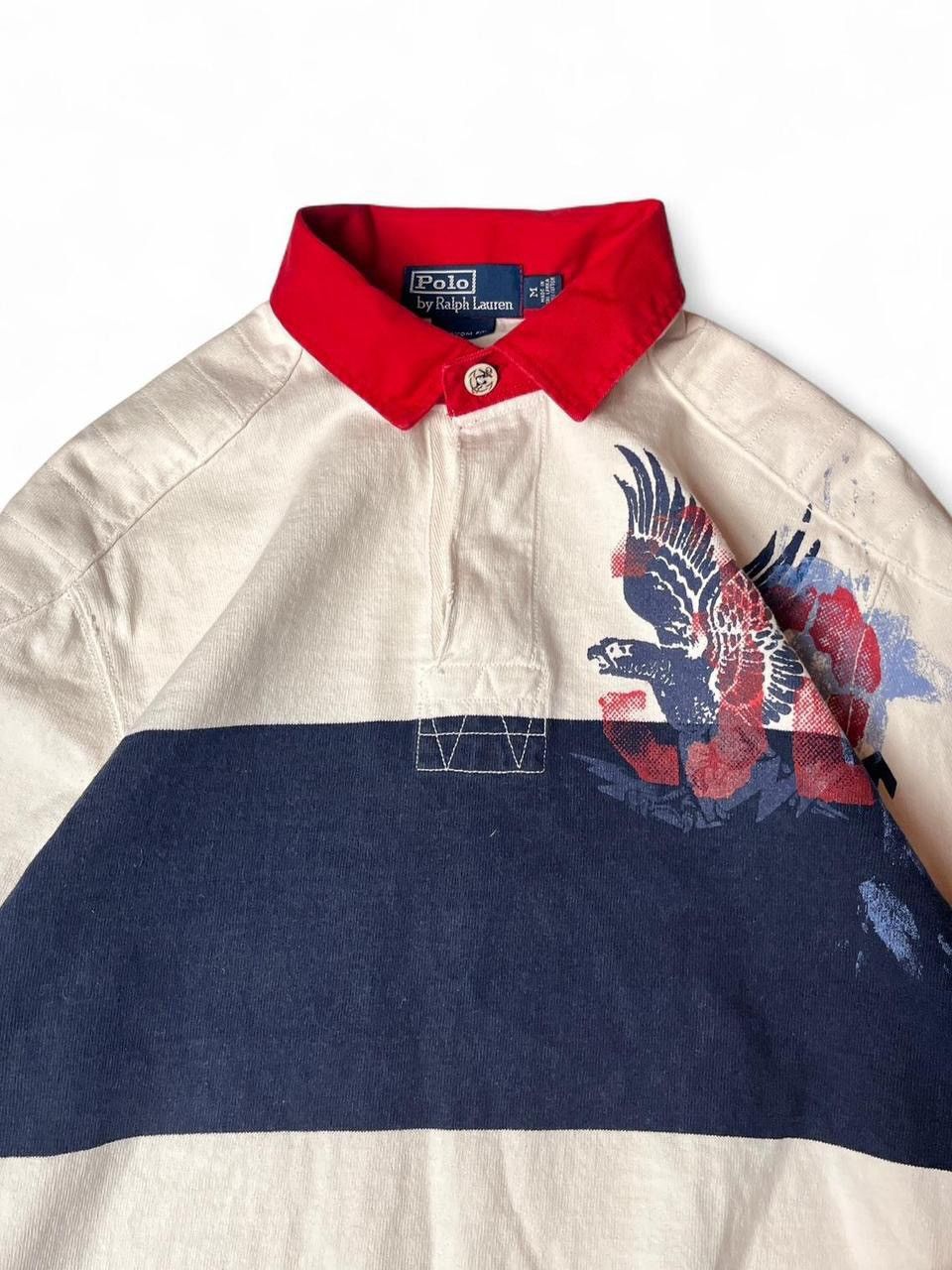 Polo Ralph Lauren 1990s very rare polo by ralph lauren cloud busters rugby Size US M / EU 48-50 / 2 - 4 Thumbnail