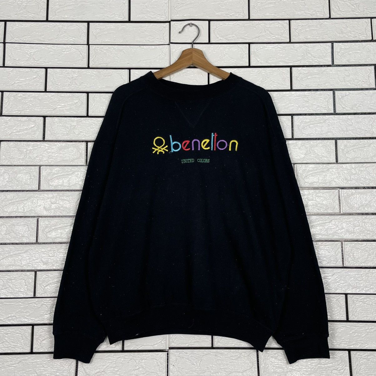 United Colors Of Benetton United Colors Of Benetton Big Logo Sweatshirt Size US M / EU 48-50 / 2 - 1 Thumbnail