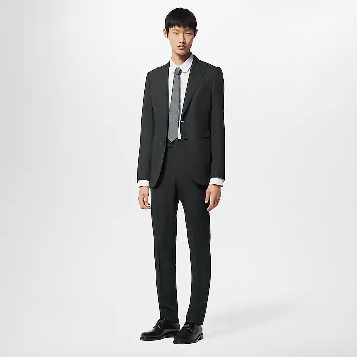 Louis Vuitton Single-Breasted Wool Pont Neuf Jacket Size 52L - 4 Thumbnail